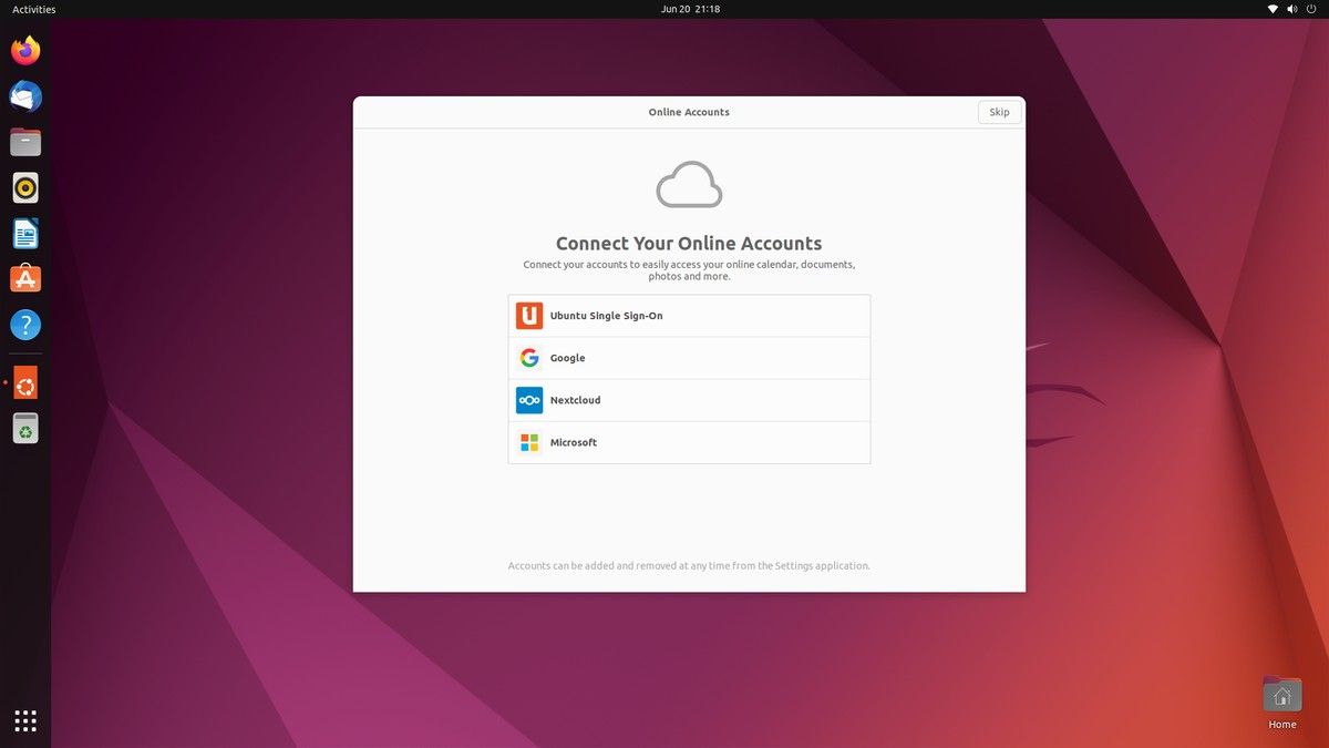 Ubuntu SS0 on the 22.04 LTS desktop on Raspberry Pi