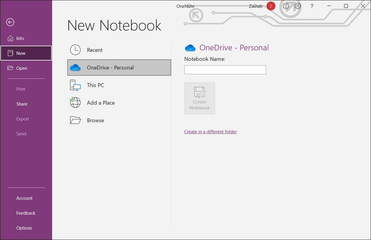 برنامه OneNote ویندوز