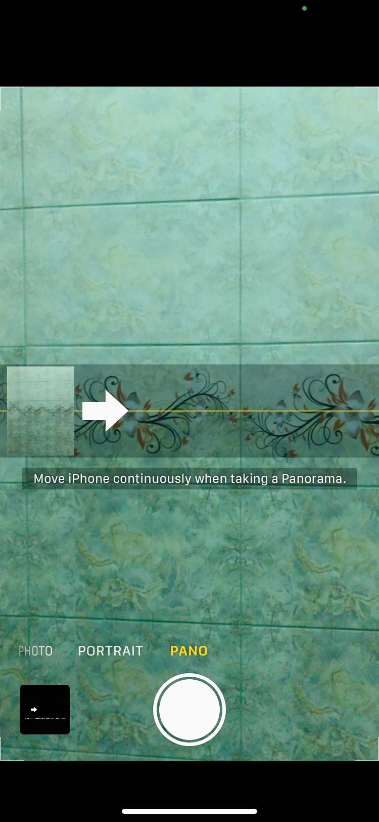 panorama mode in iphone