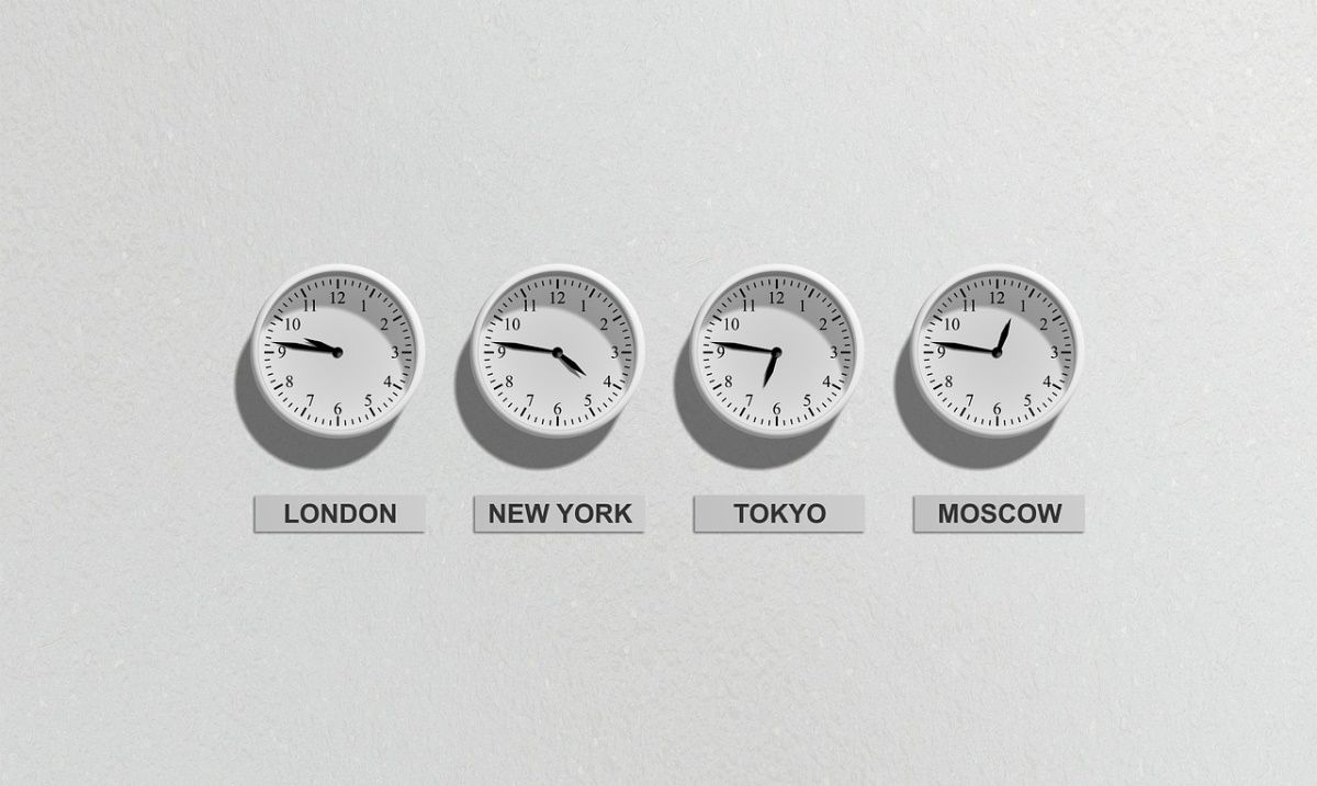 Four clocks.