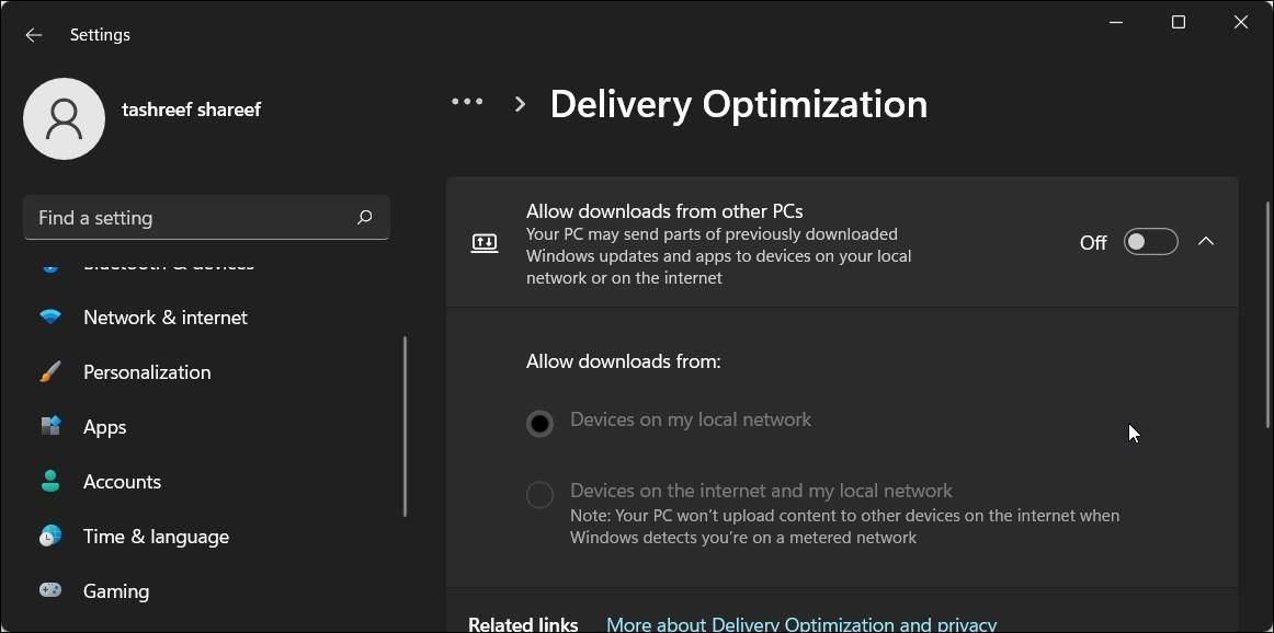 How to Turn Off Delivery Optimization on Windows 11