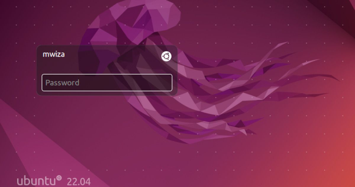 unity desktop login screen