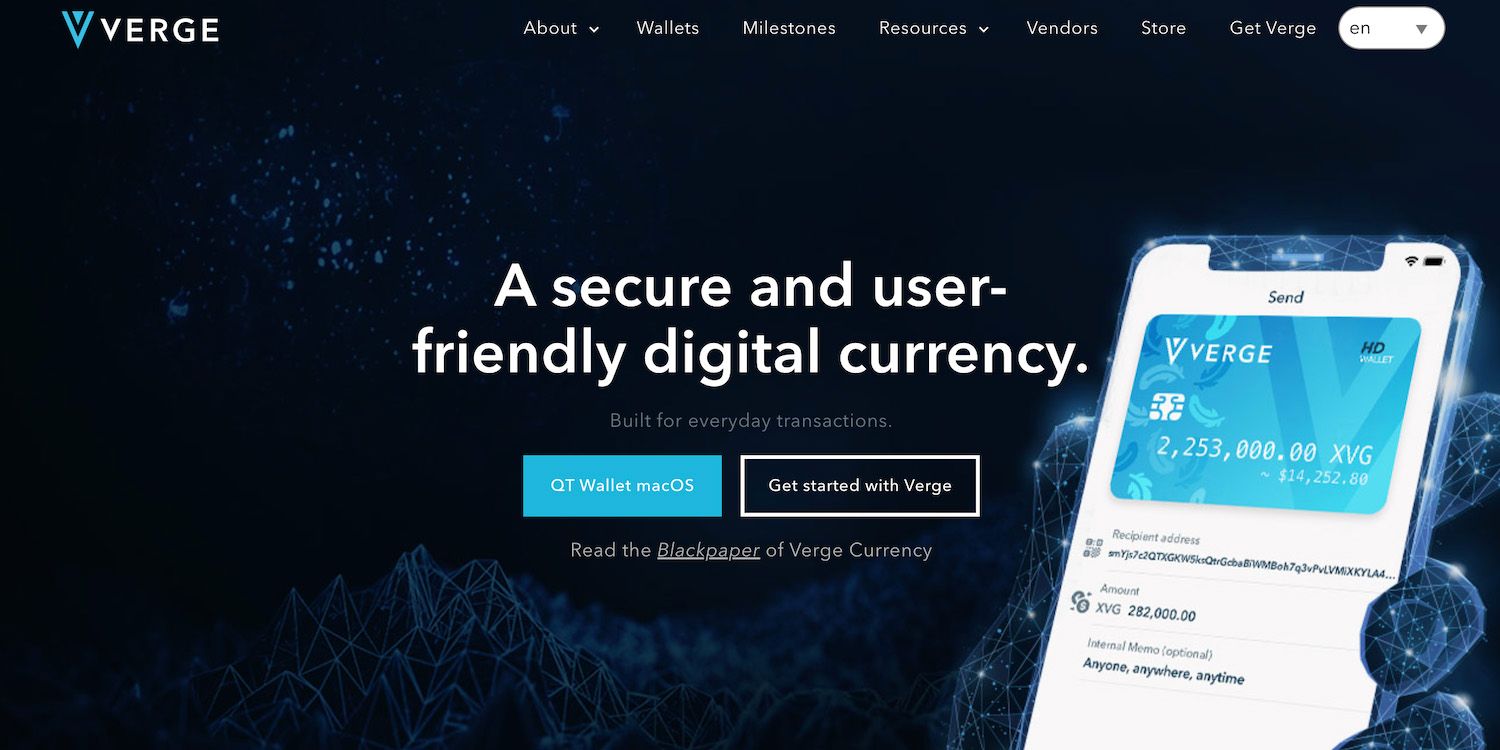 verge cryptocurrency