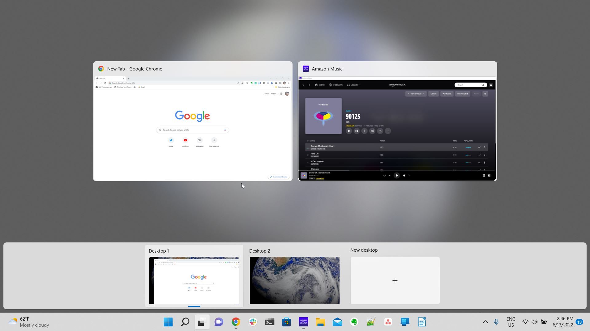 Windows 11 Task View