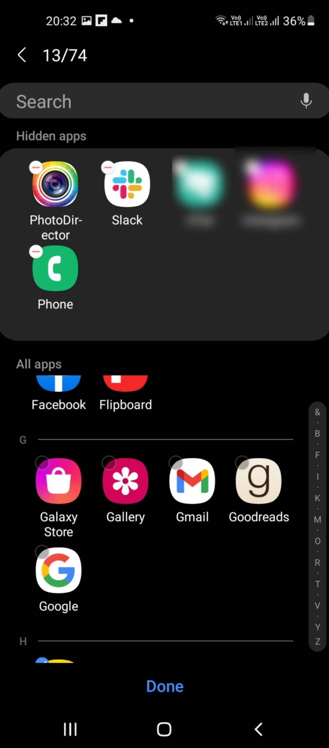 Hide app settings from app drawer 