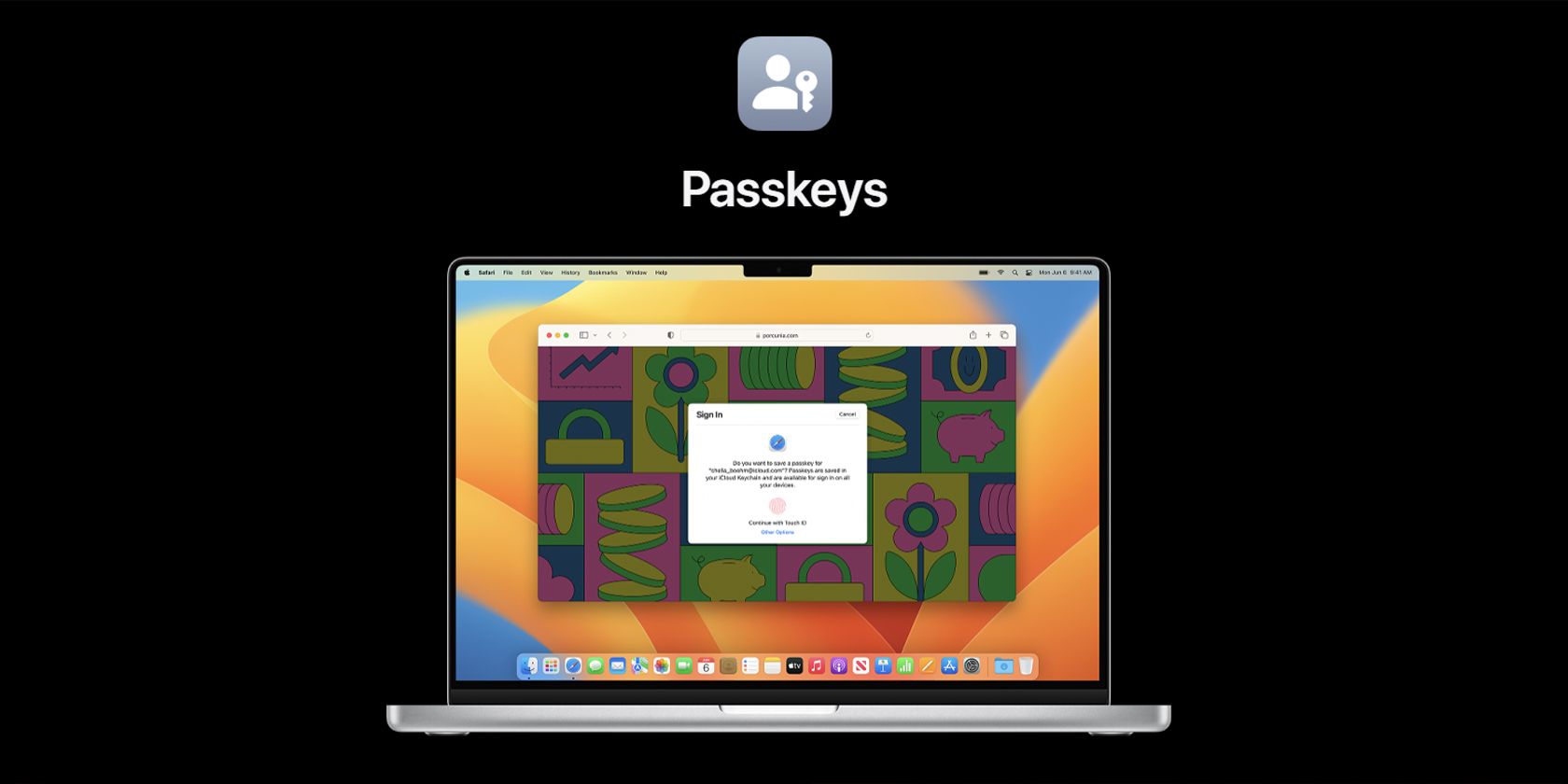 Apple Passkeys homepage for developers