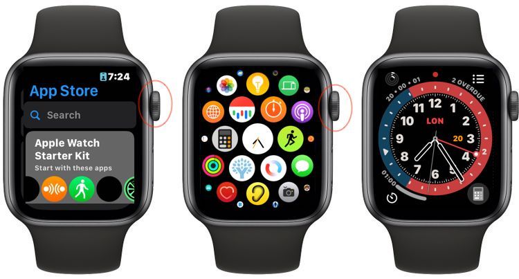 Apple Watch Return to watch face