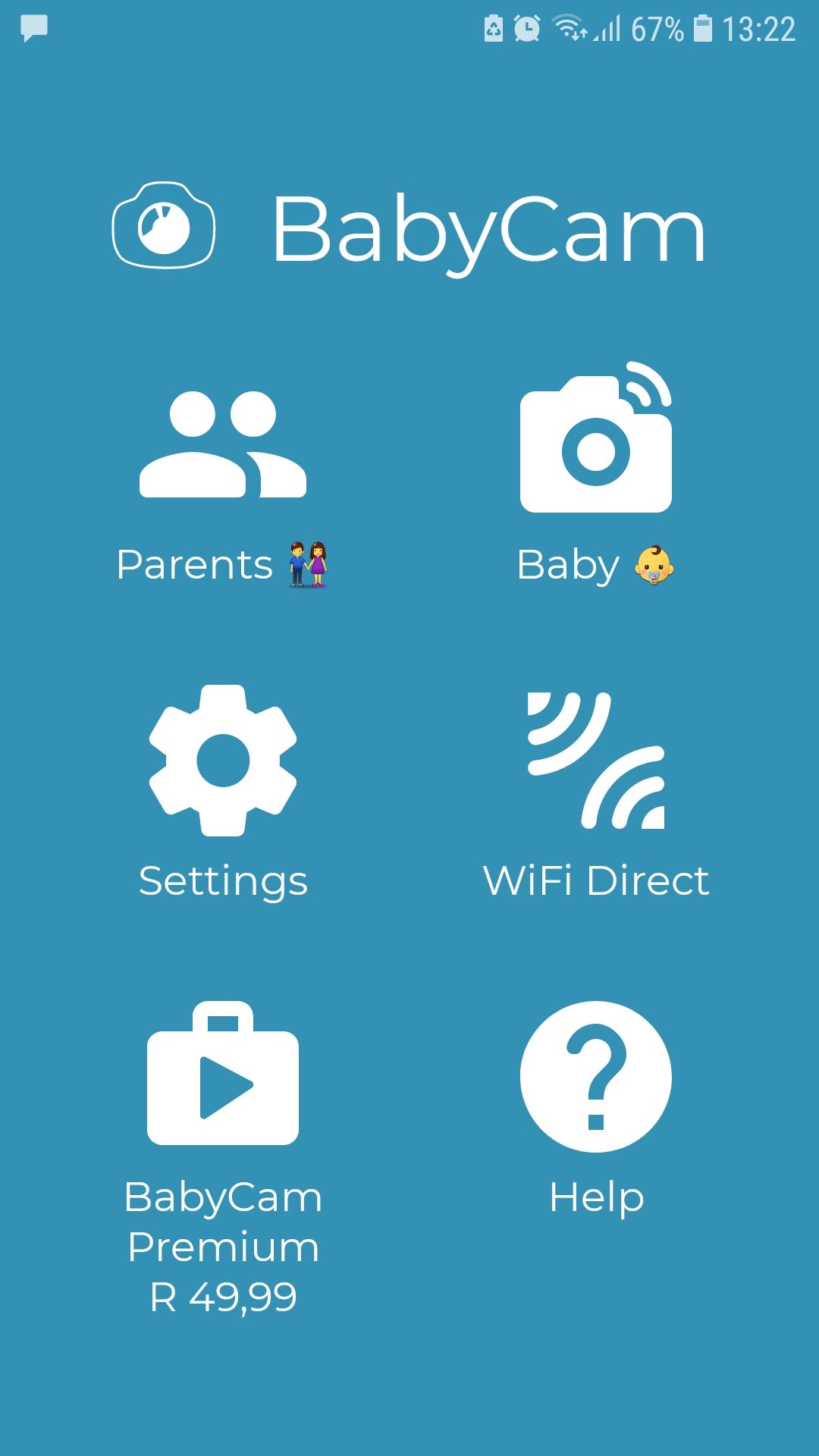 اپلیکیشن موبایل مانیتور کودک BabyCam