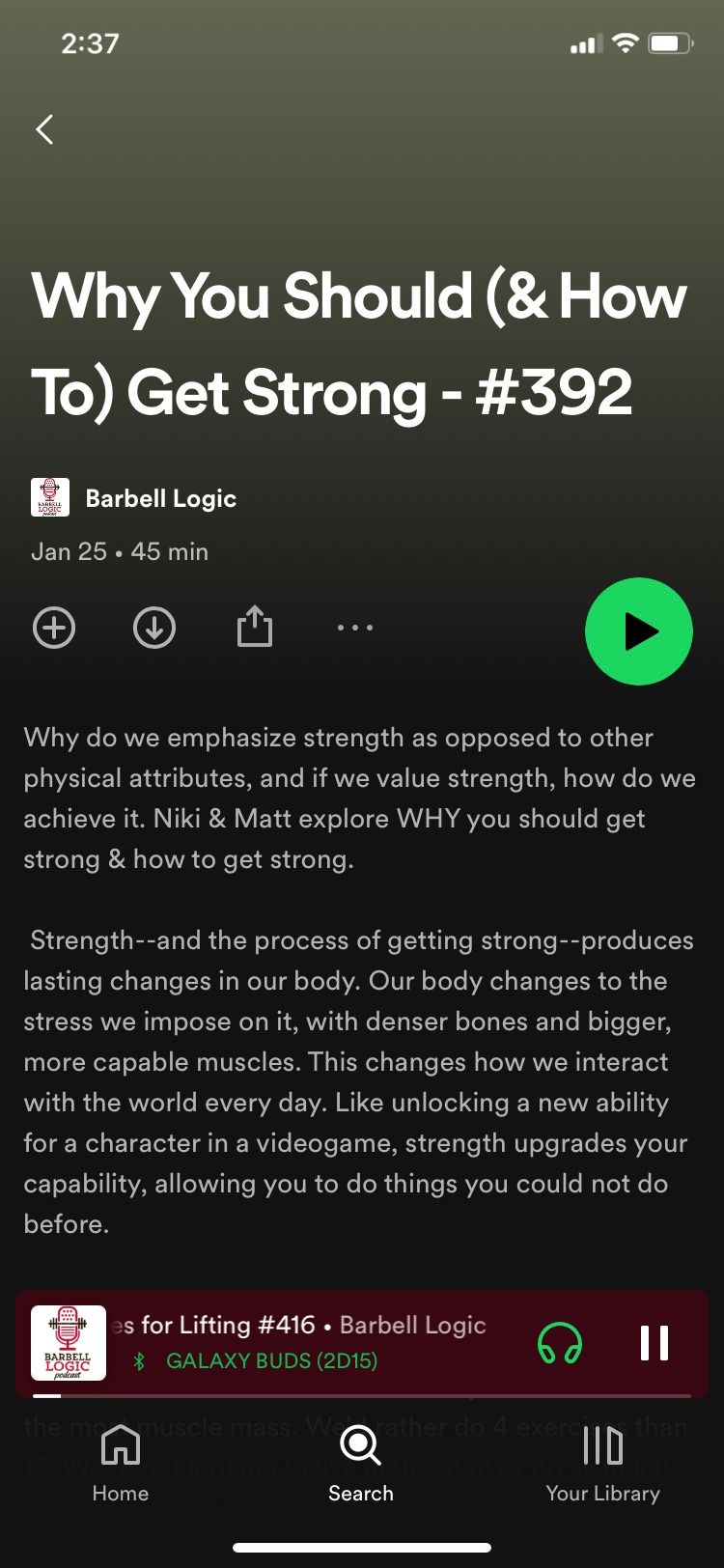 Barbell Logic podcast episode