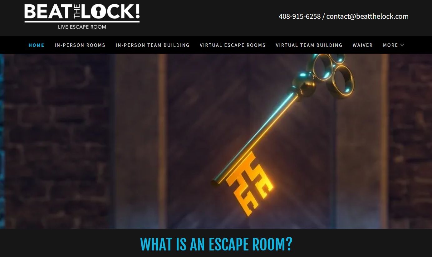 Beat the lock website home page