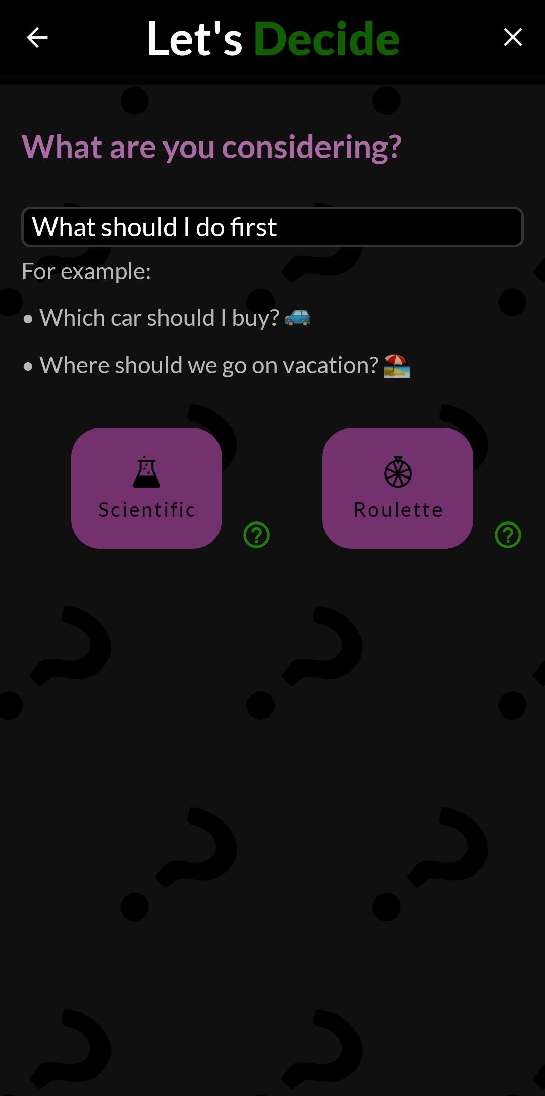 نوع تصمیم Choice Pro