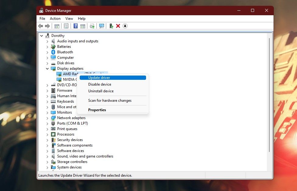 Trình quản lý thiết bị trên Windows 11