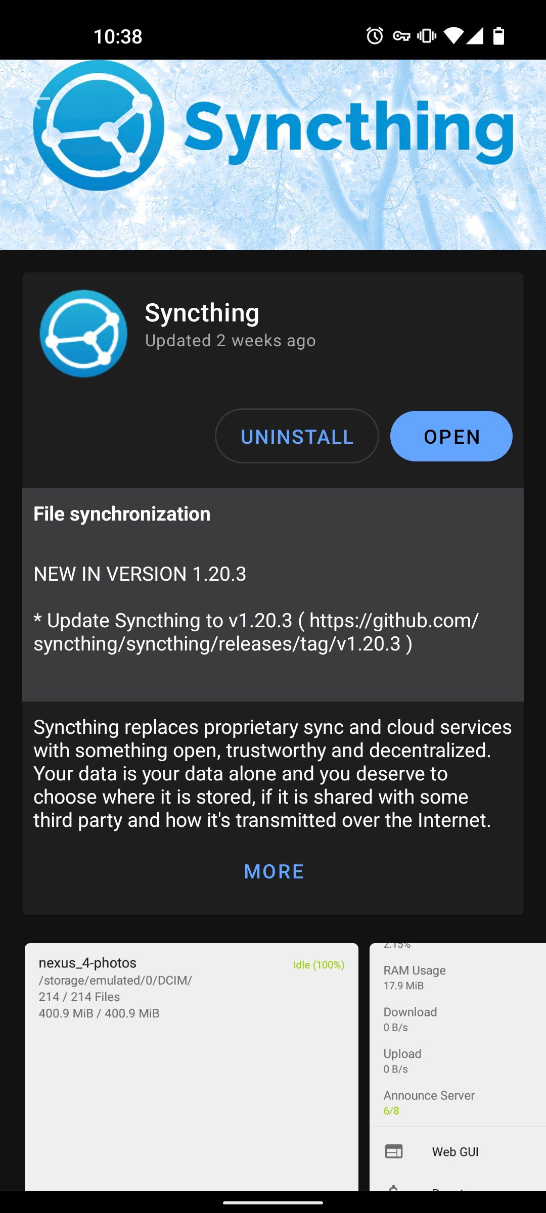 F-Droid-App-Syncthing