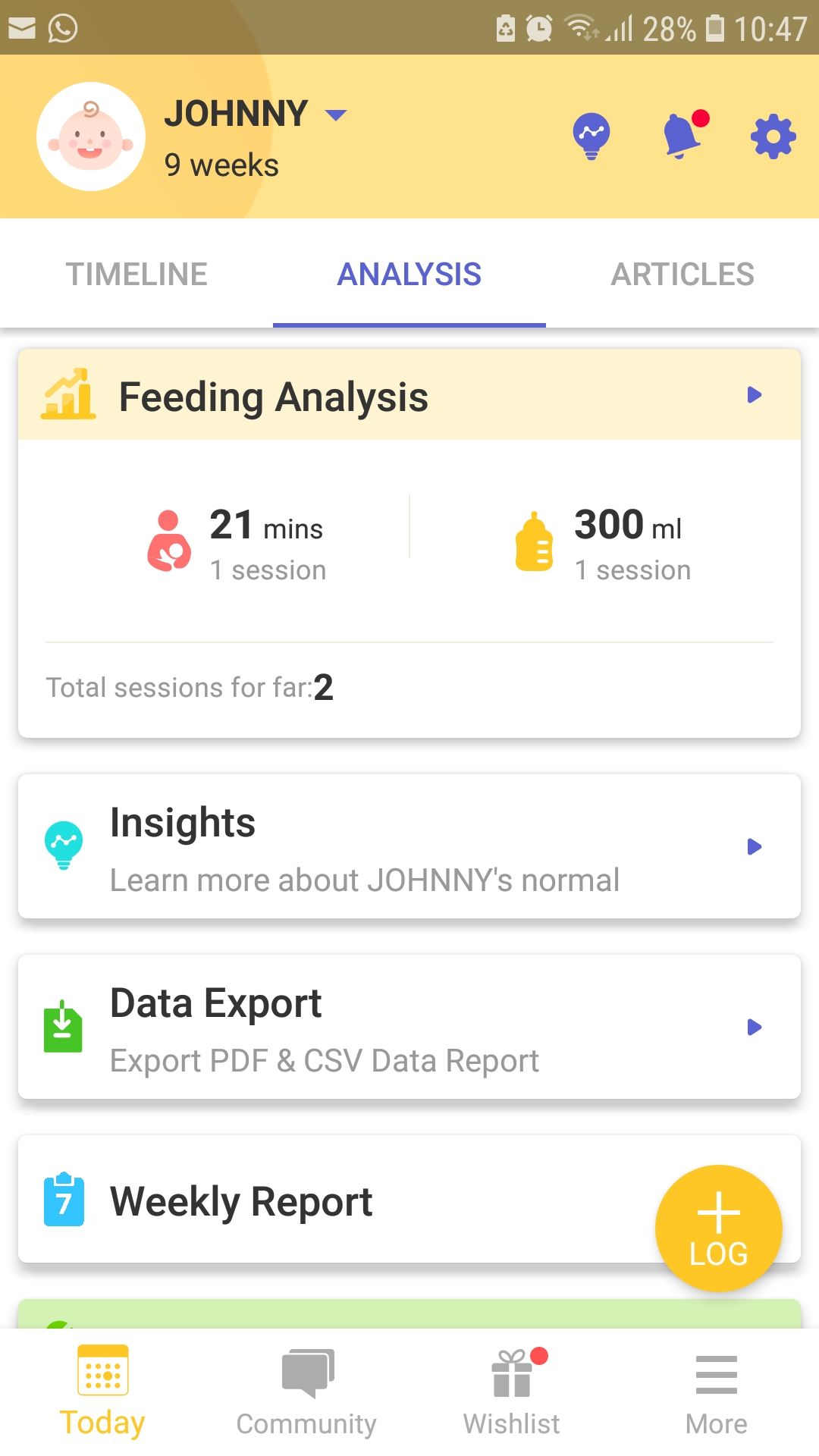 تحلیل اپلیکیشن ردیابی نوزاد موبایل Glow Baby