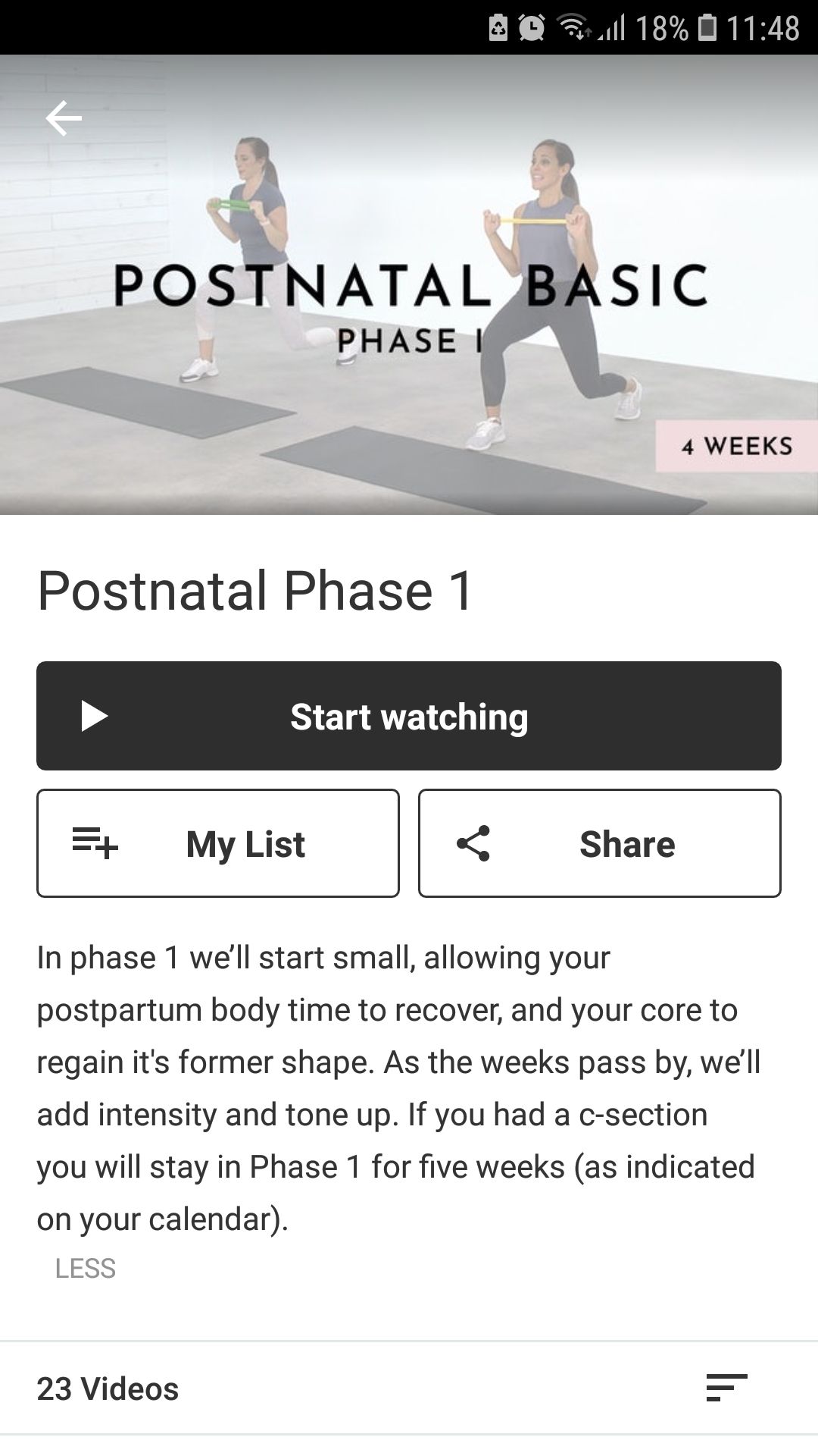 برنامه تمرینی موبایل Moms Fitness پس از زایمان