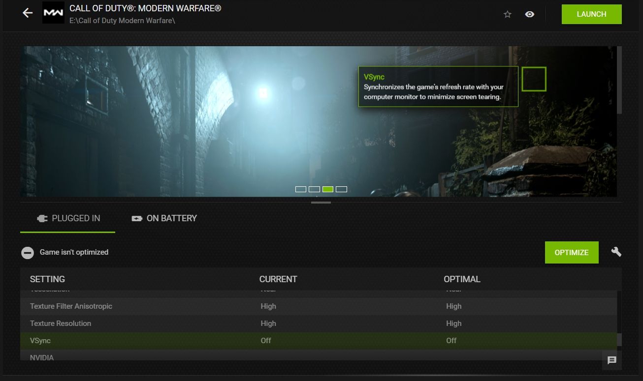 COD Warzone را در Nvidia GeForce Experience بهینه کنید