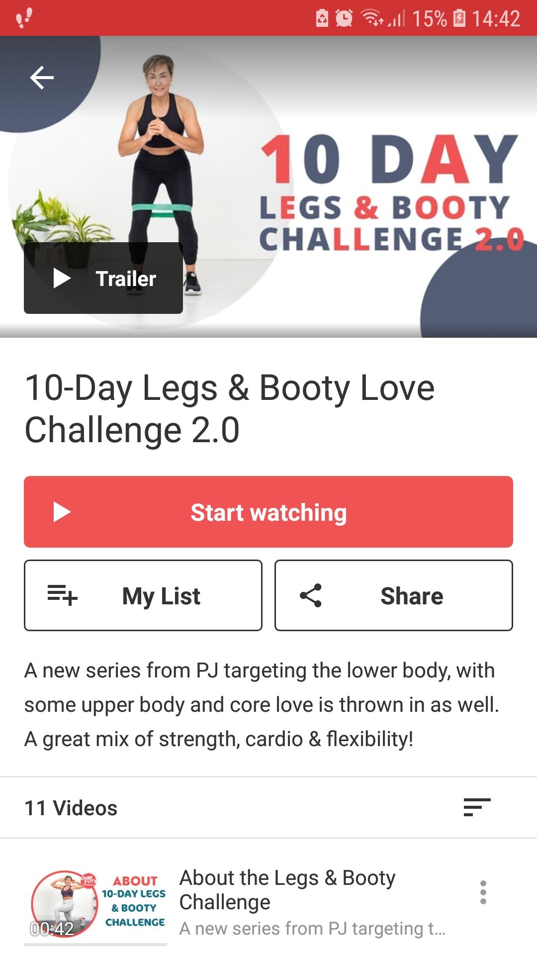 Over Fifty Fitness mobile exercise app challenge