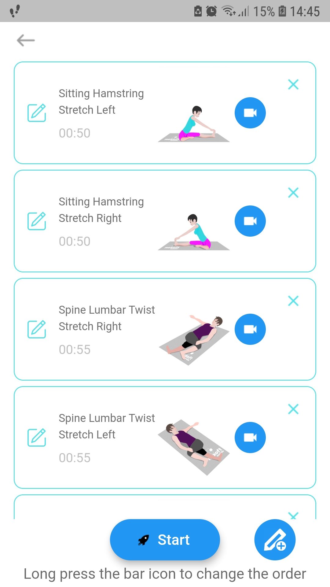 Pilates Workouts mobile exercise app exercises