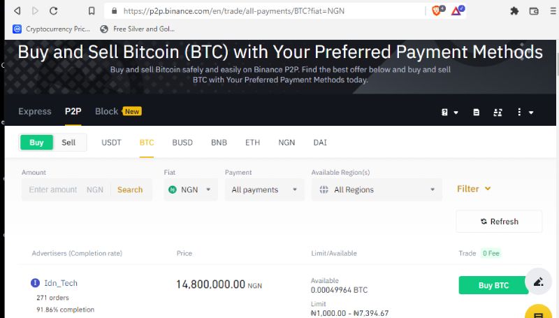 buy and sell bitcoins p2p