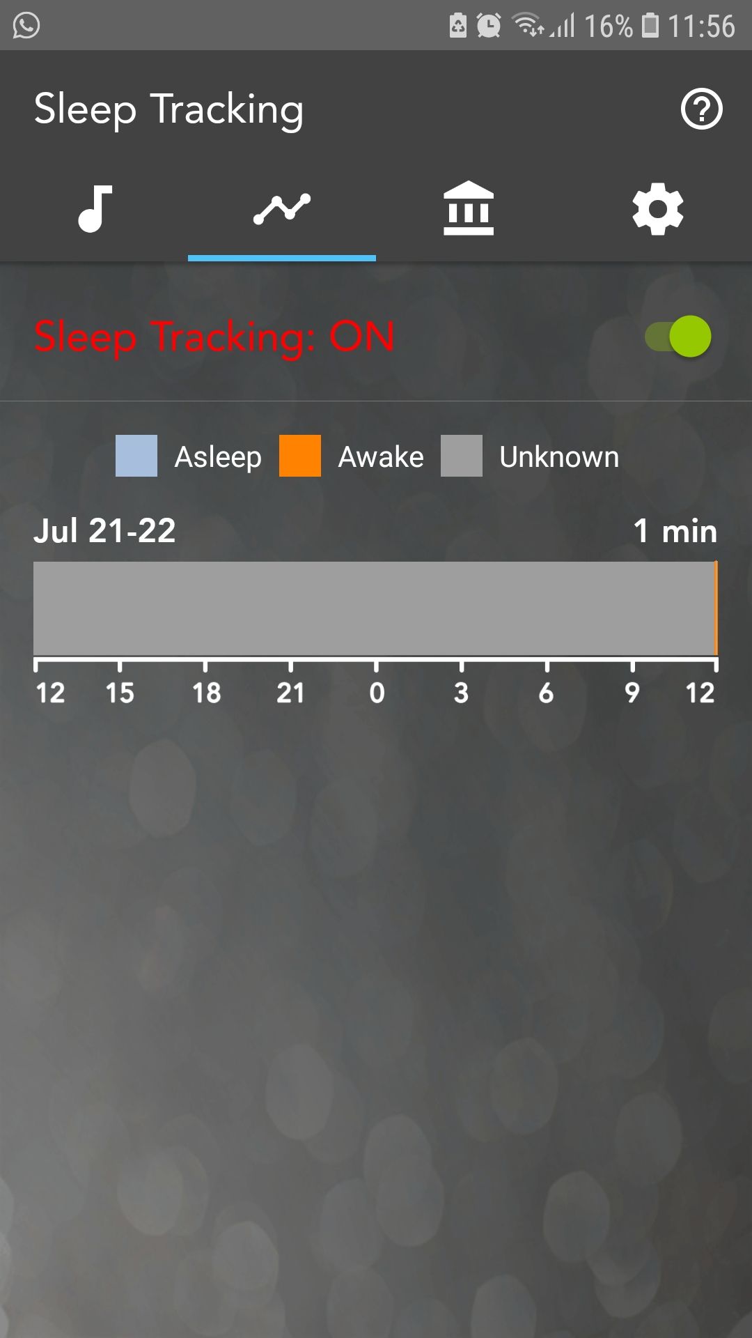 ردیابی خواب اپلیکیشن موبایل Sound Sleeper White Noise