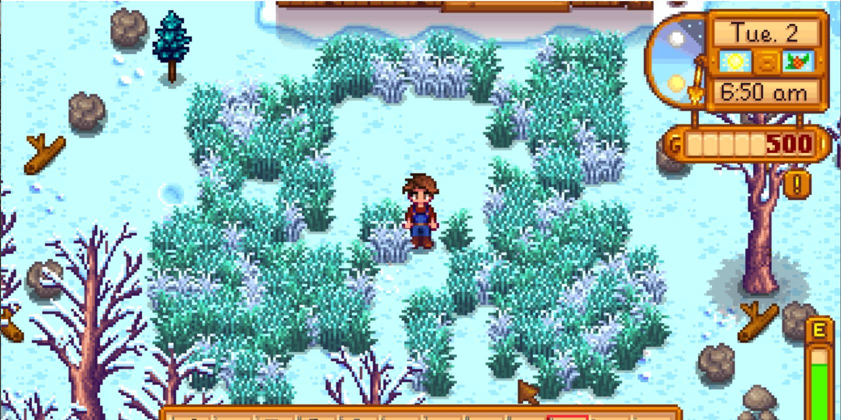 Winter Grass Mod Stardew Valley