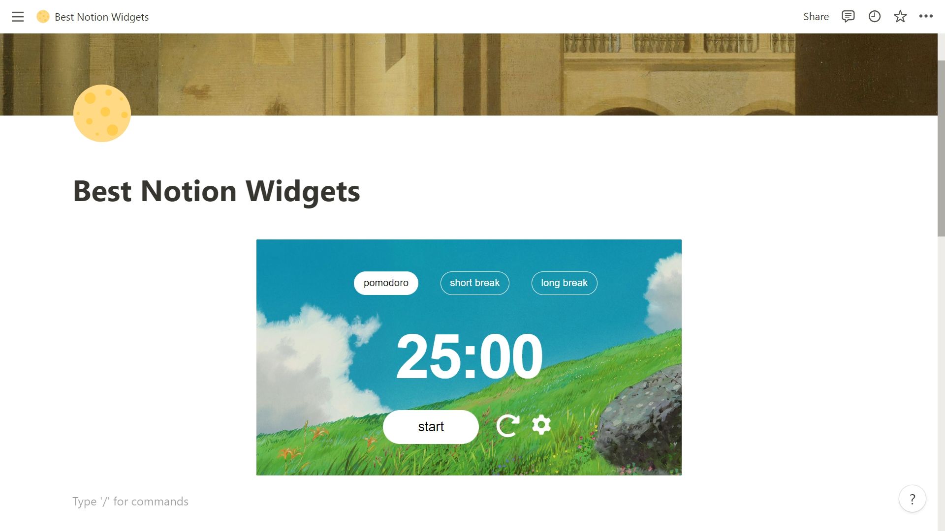 Notion Widgets: Simple Count Down for Notion
