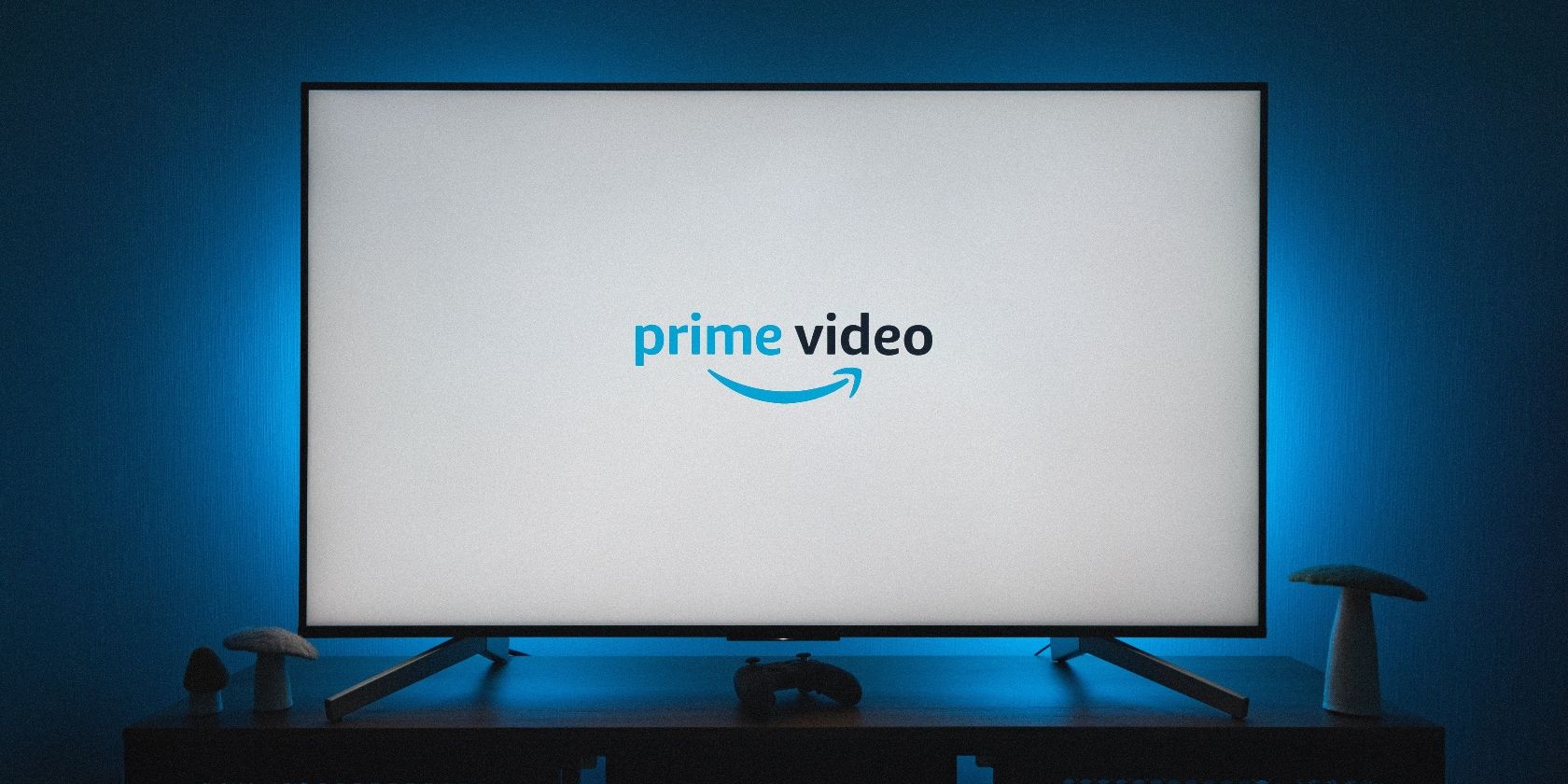 amazon prime video logo on tv screen