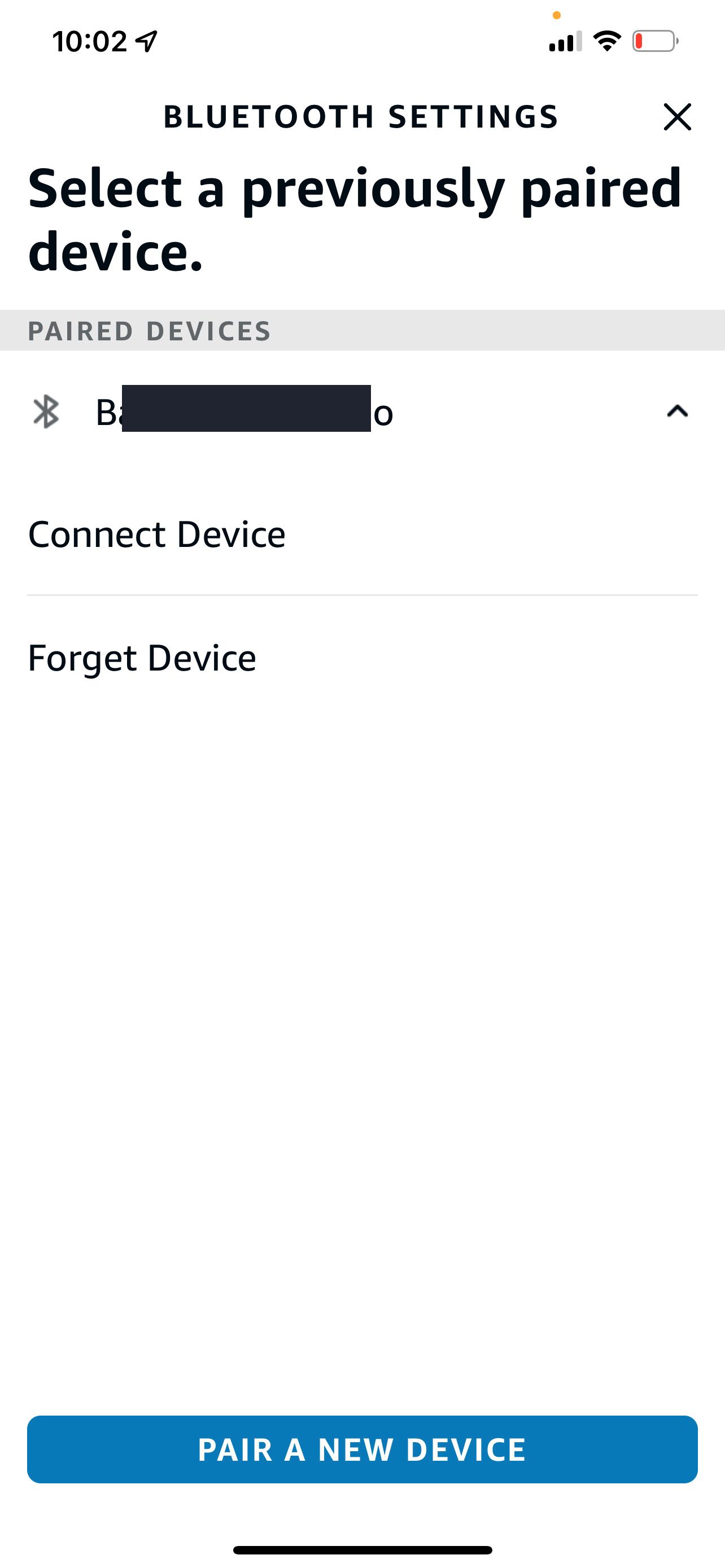 bluetooth forget device