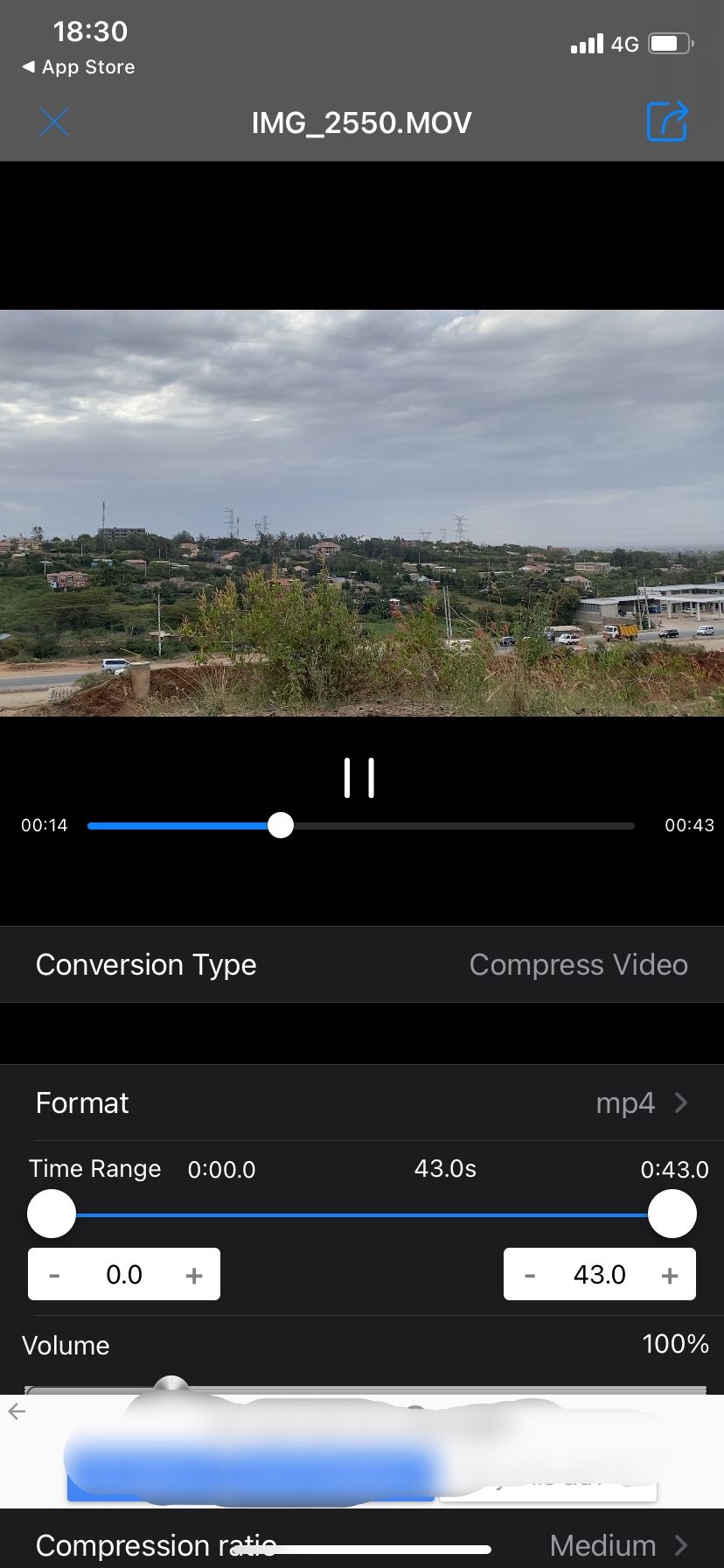 compress video iphone