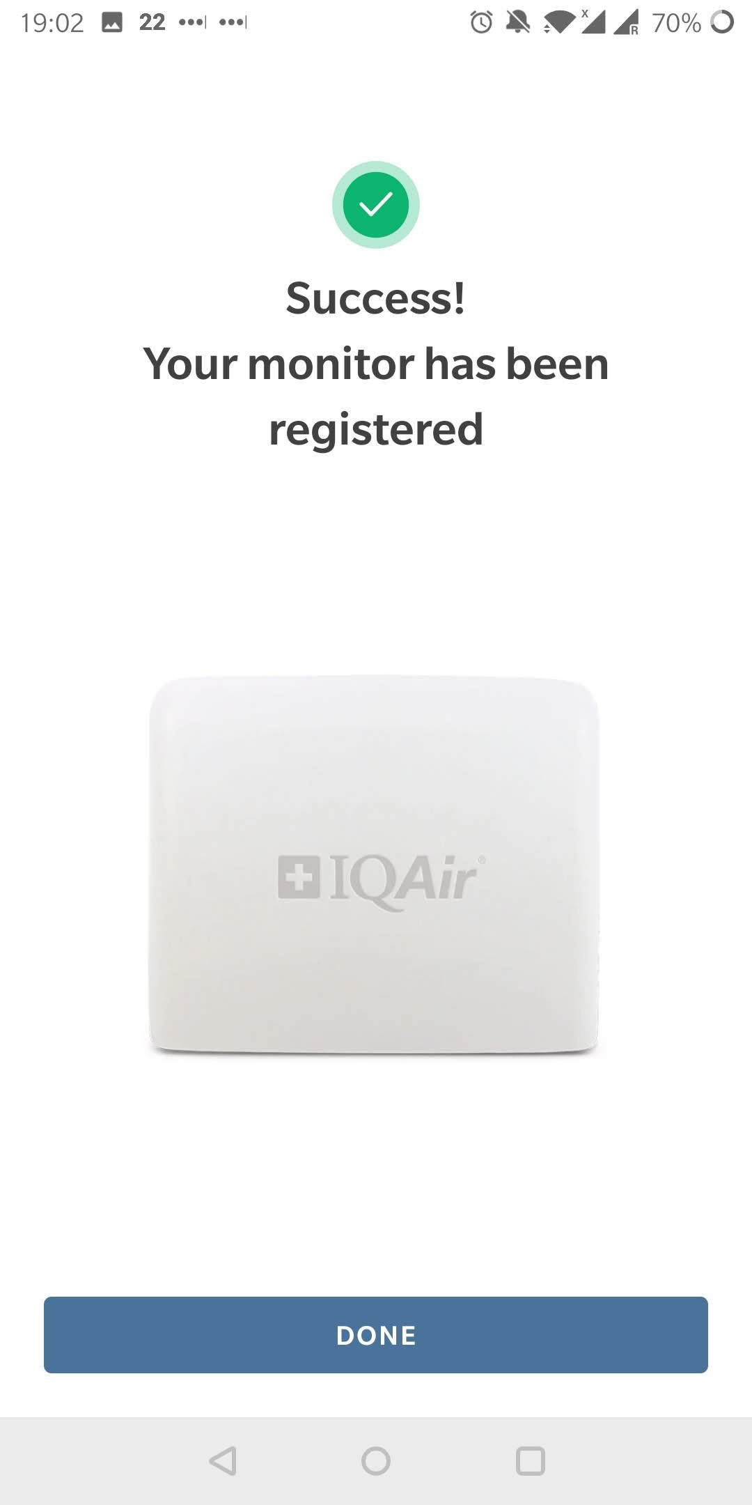 iQAir AirVisual App Outdoor Monitor Registered
