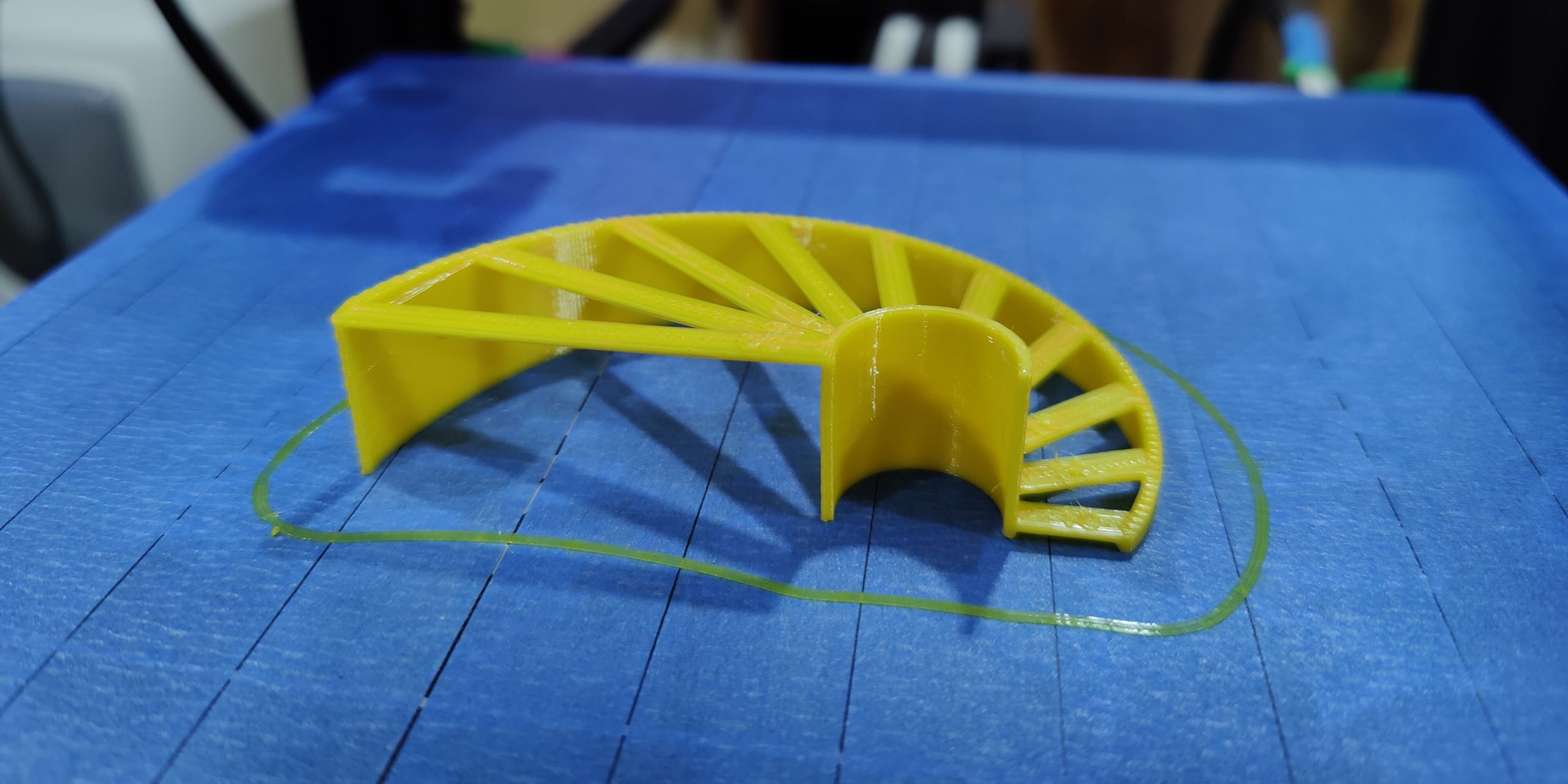 Painter's tape 3D printing surface