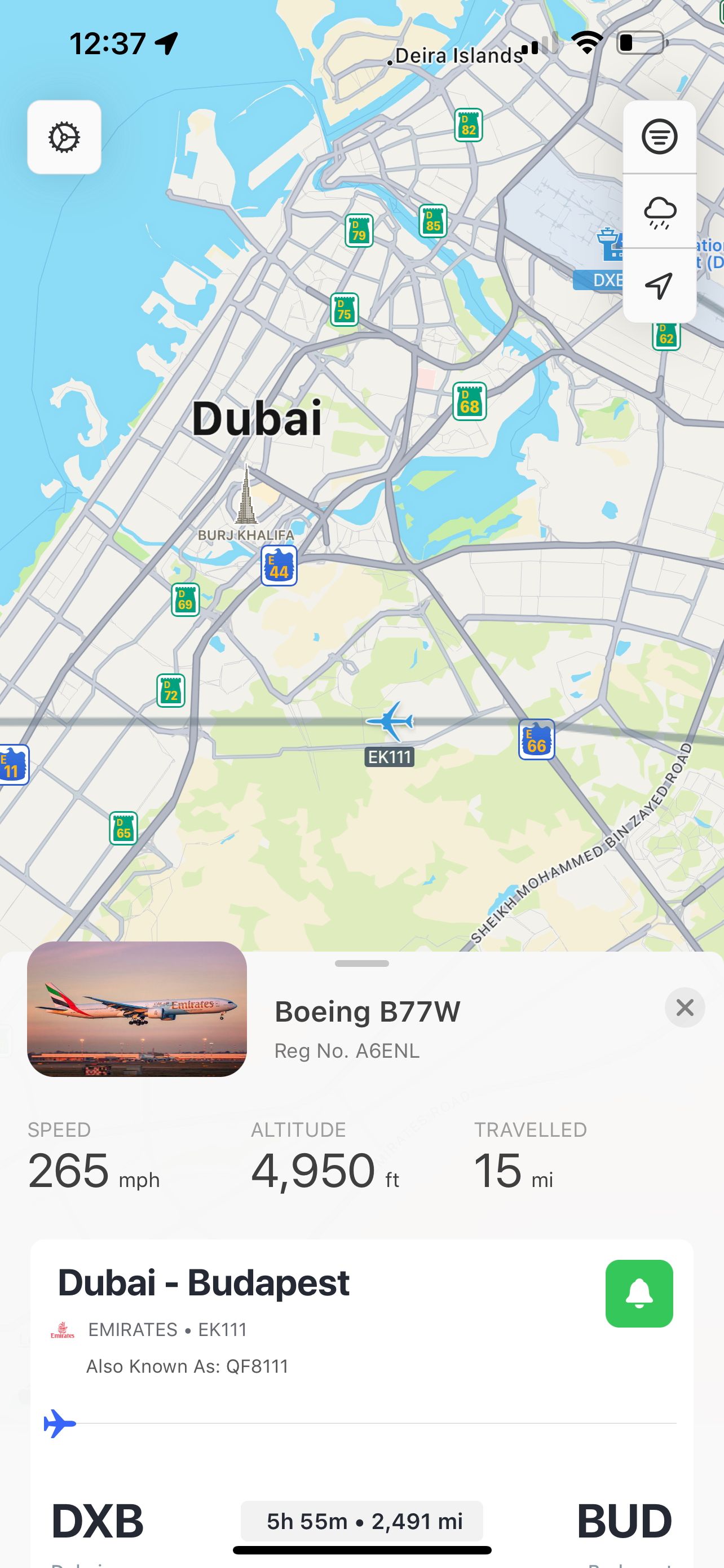 Planes Live app screenshot