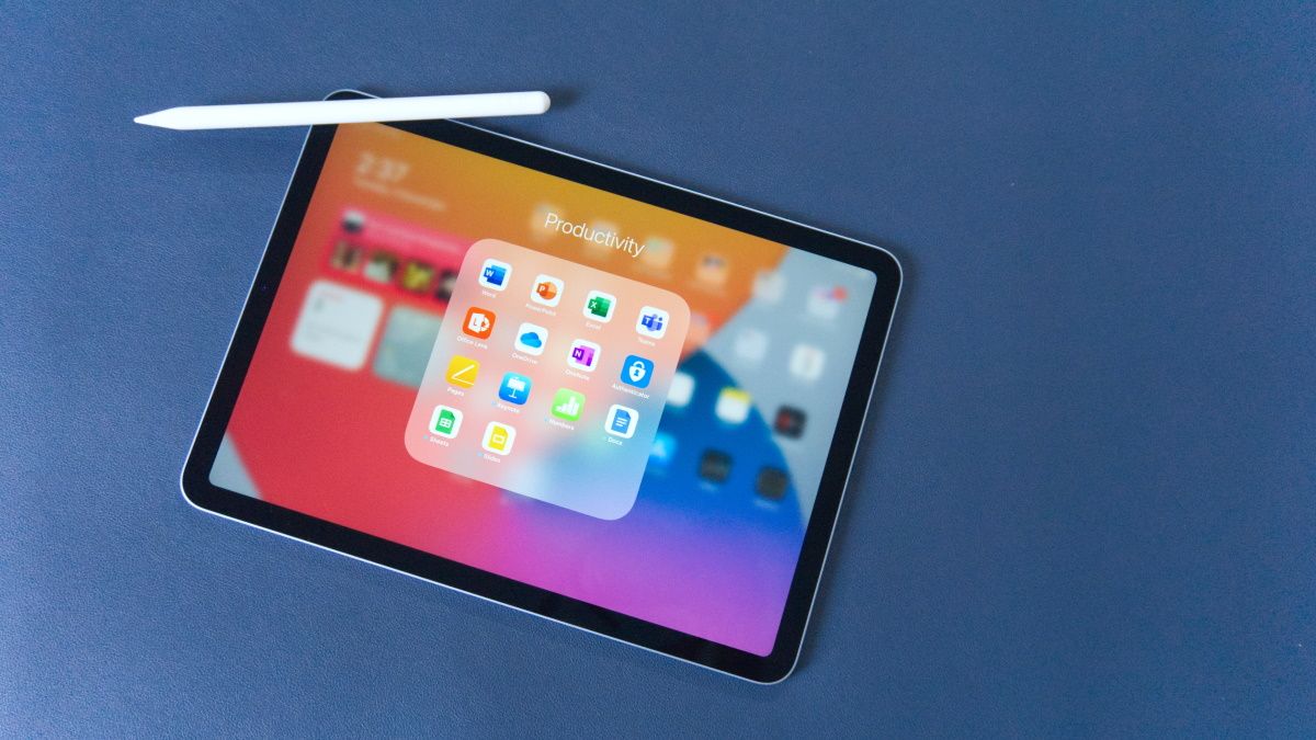 A tablet and stylus.