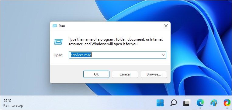 службы msc Windows 11