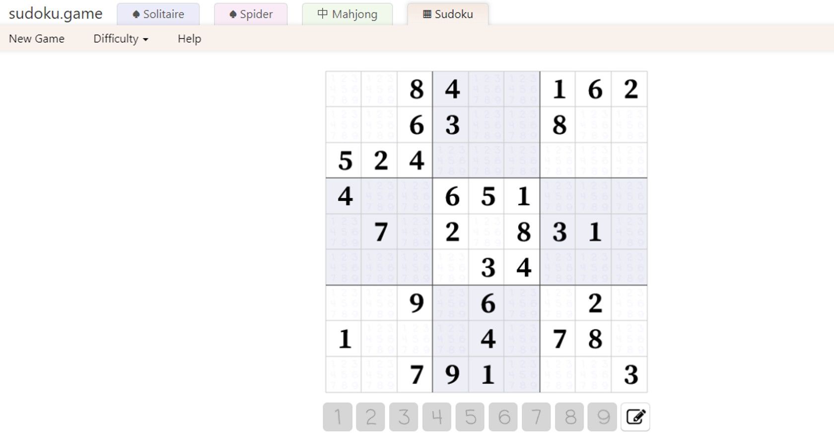 sudoku.game online Sudoku puzzle website