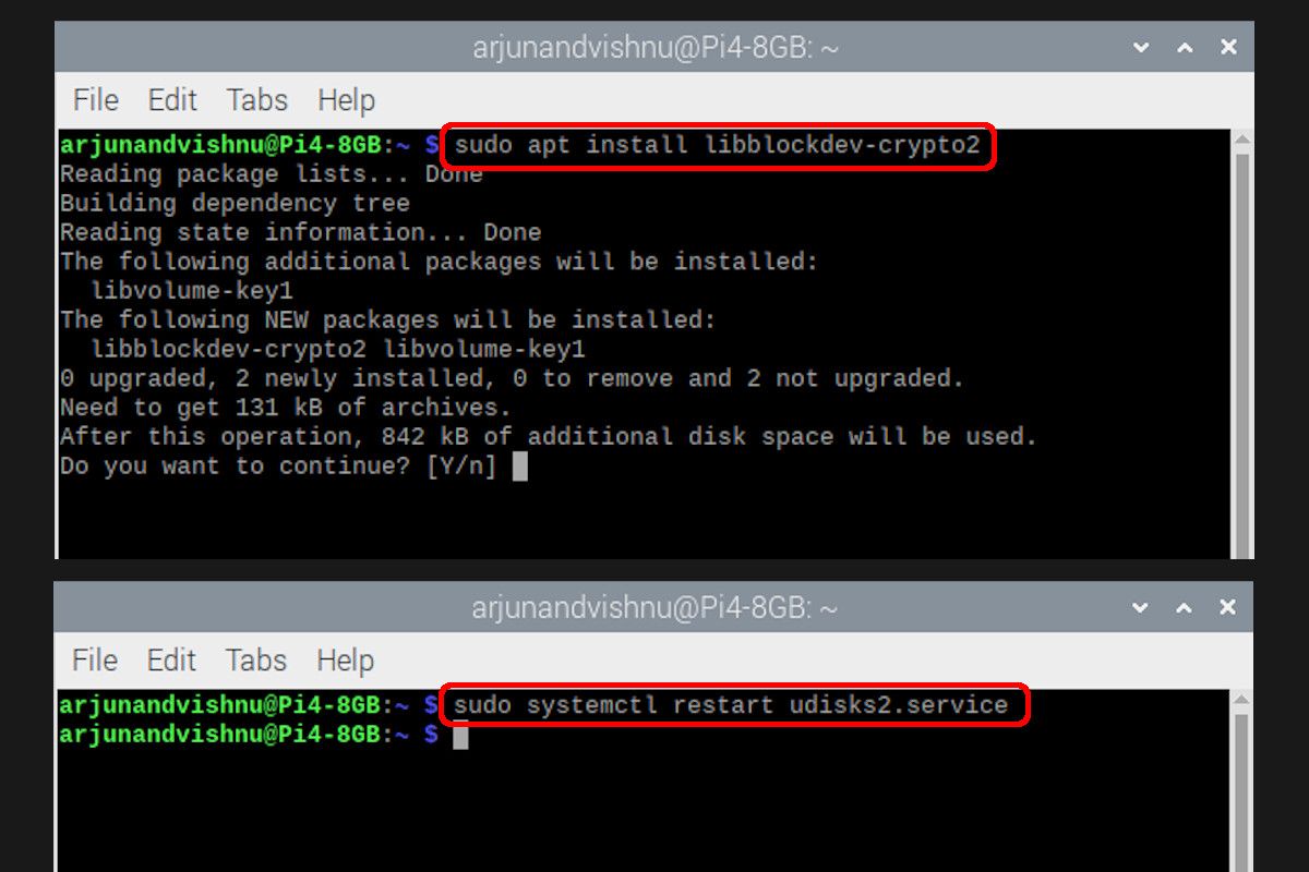 Install crypto tools on Raspberry Pi OS