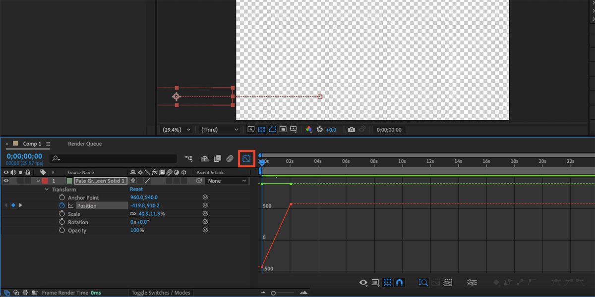 After Effects Graph Editor.