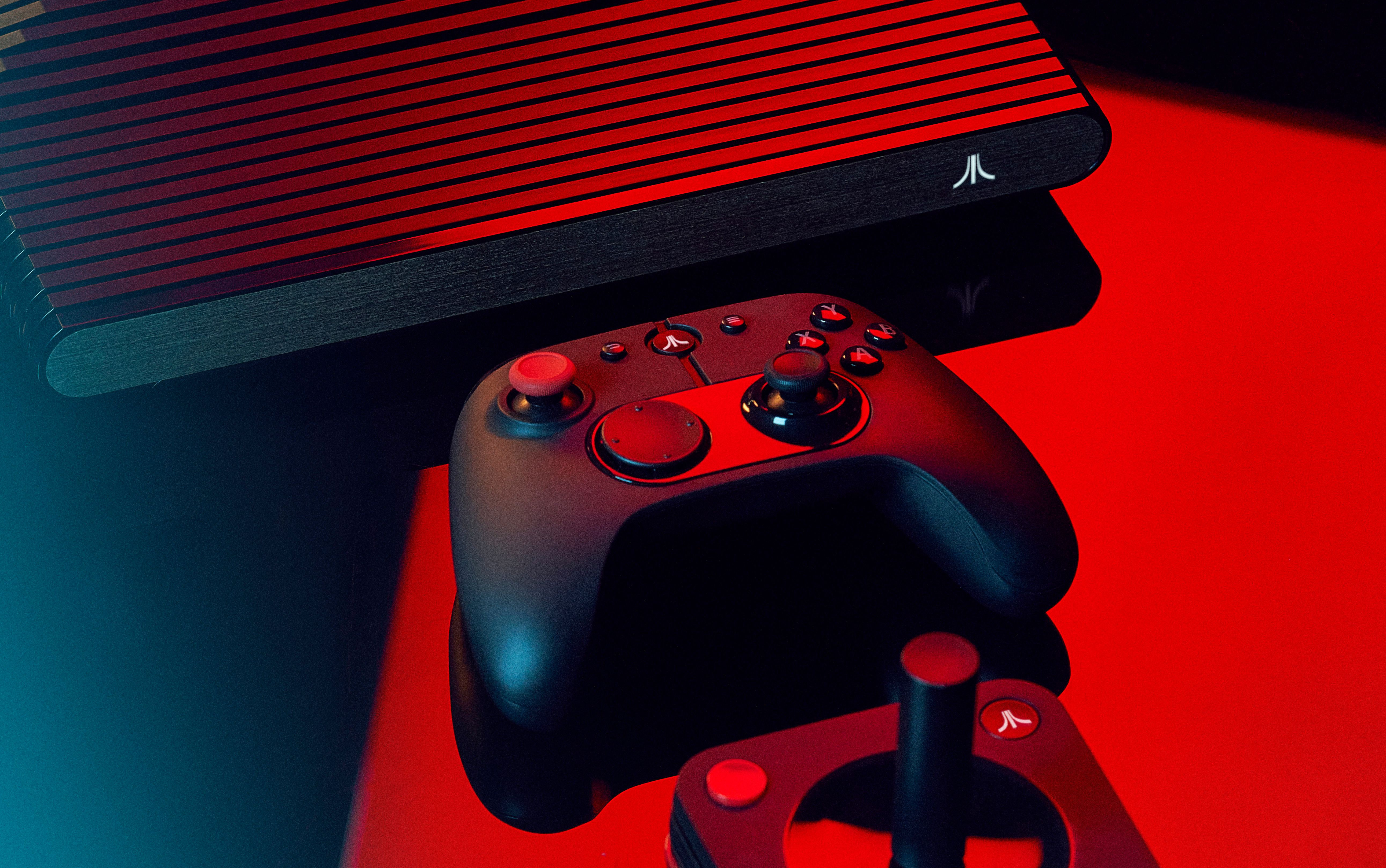 AtariVCS با پس زمینه قرمز