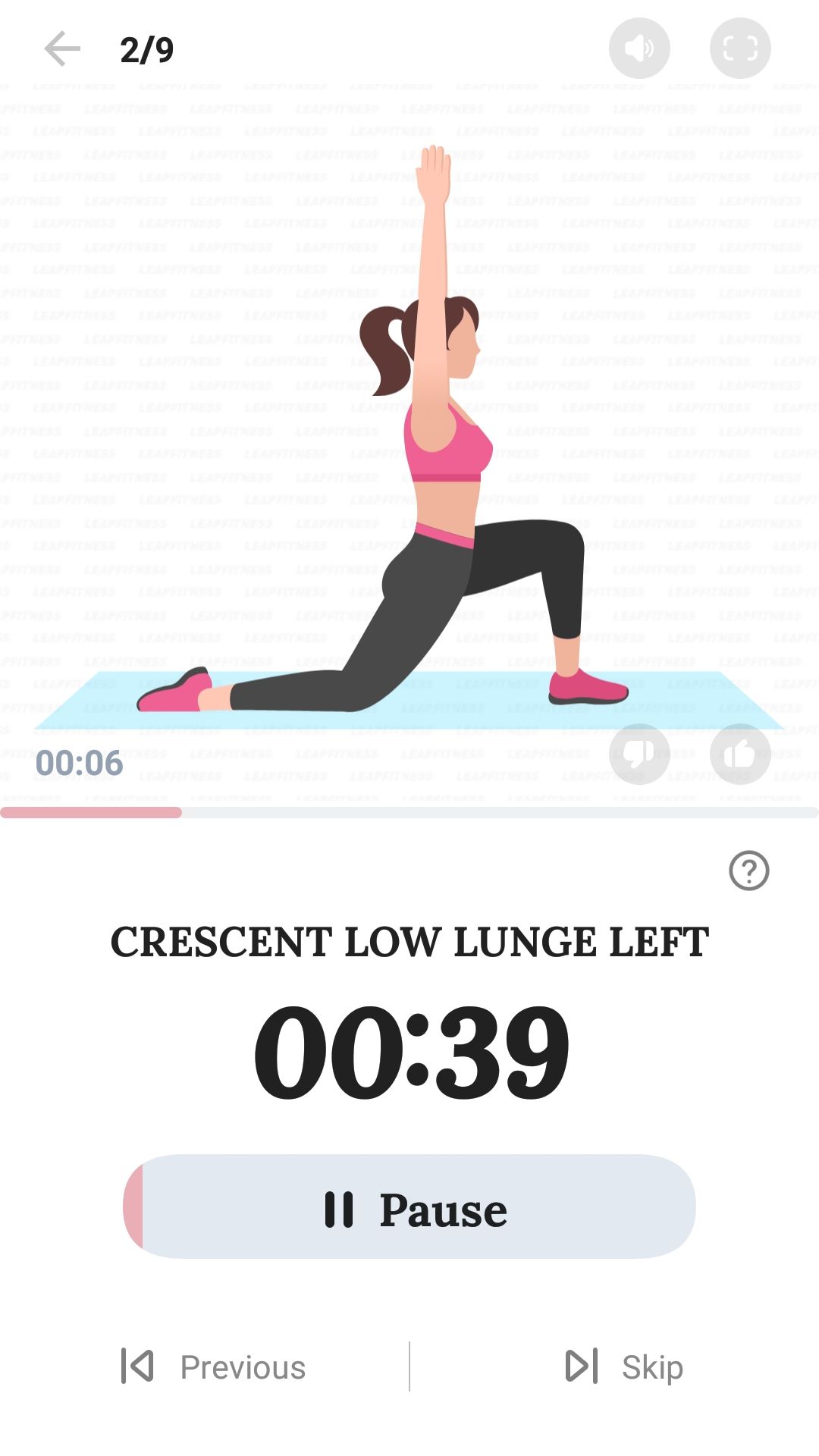 Beginner Yoga mobile fitness app