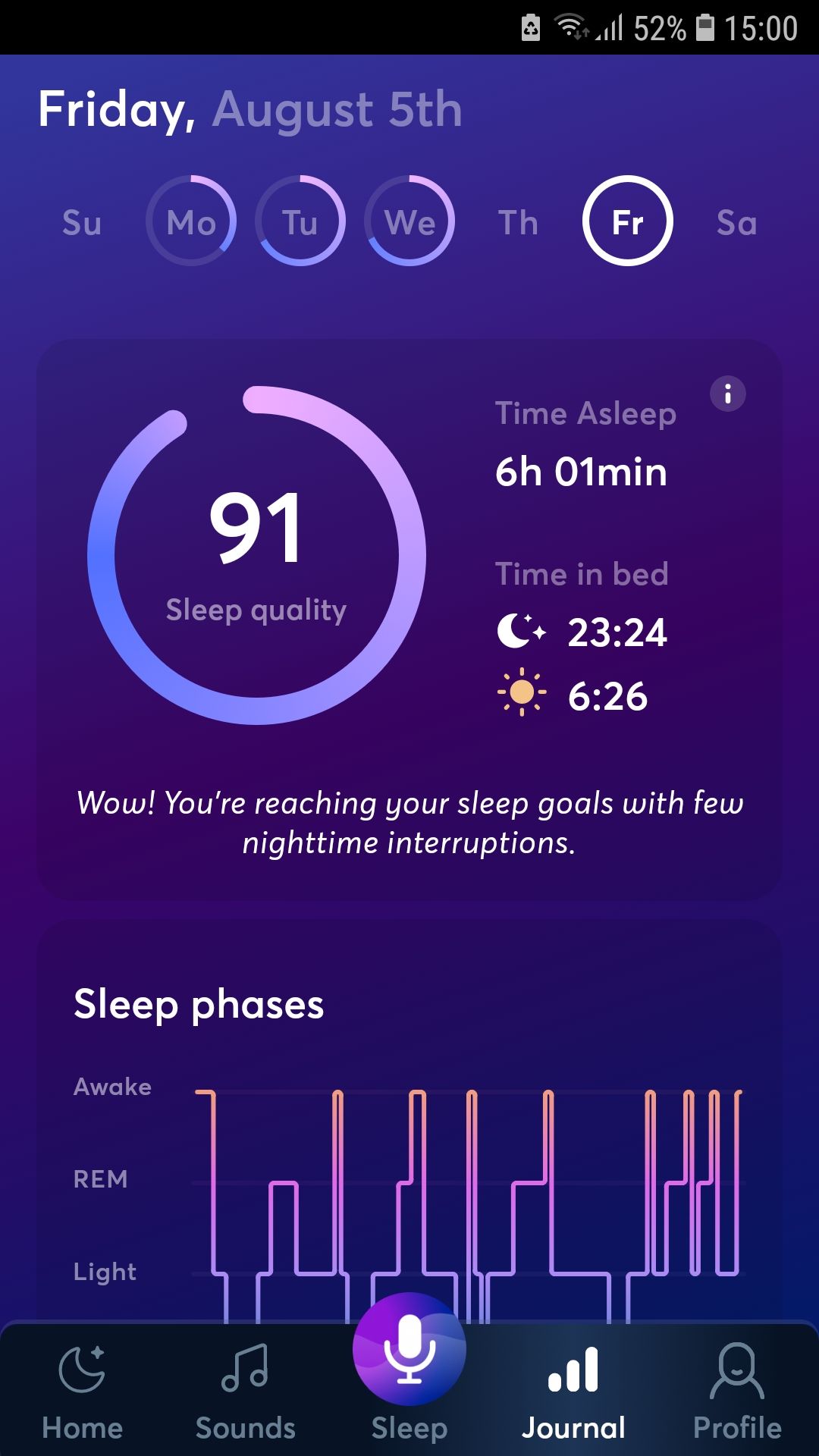 مجله اپلیکیشن موبایل BetterSleep ردیاب خواب