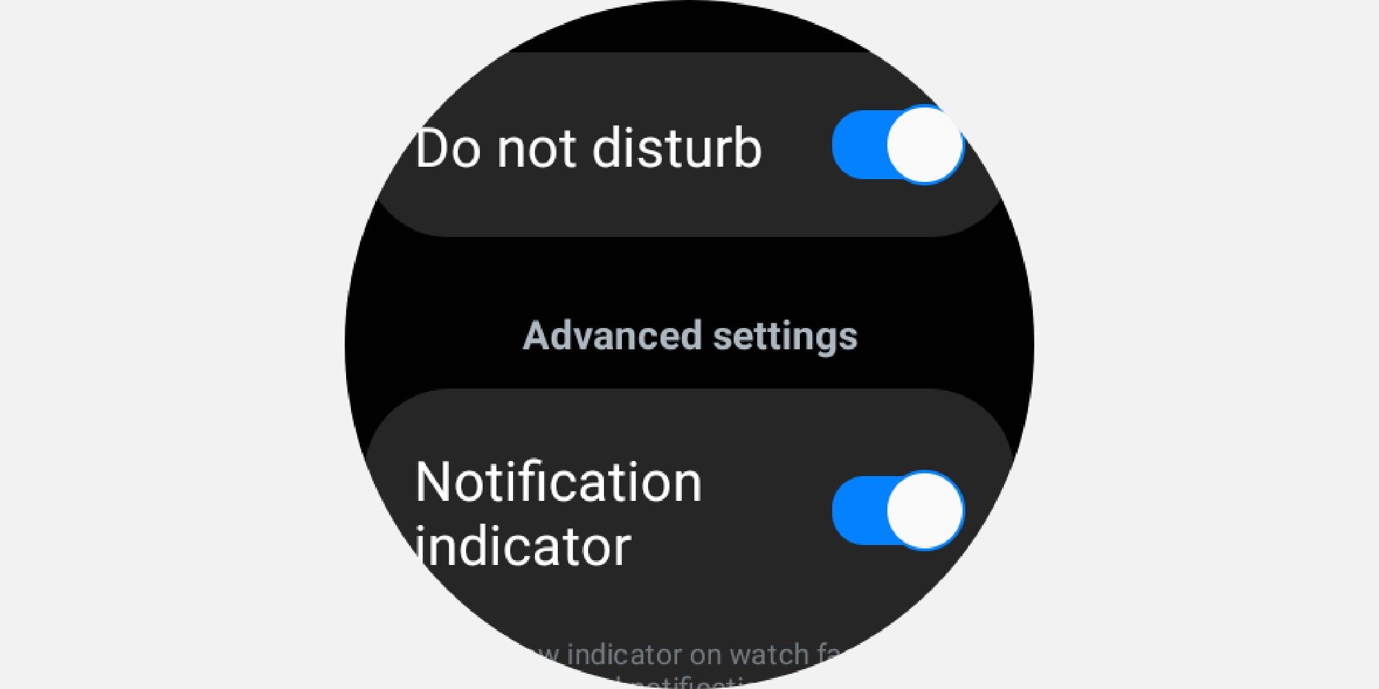 Setting up the DND mode on your smartwatch