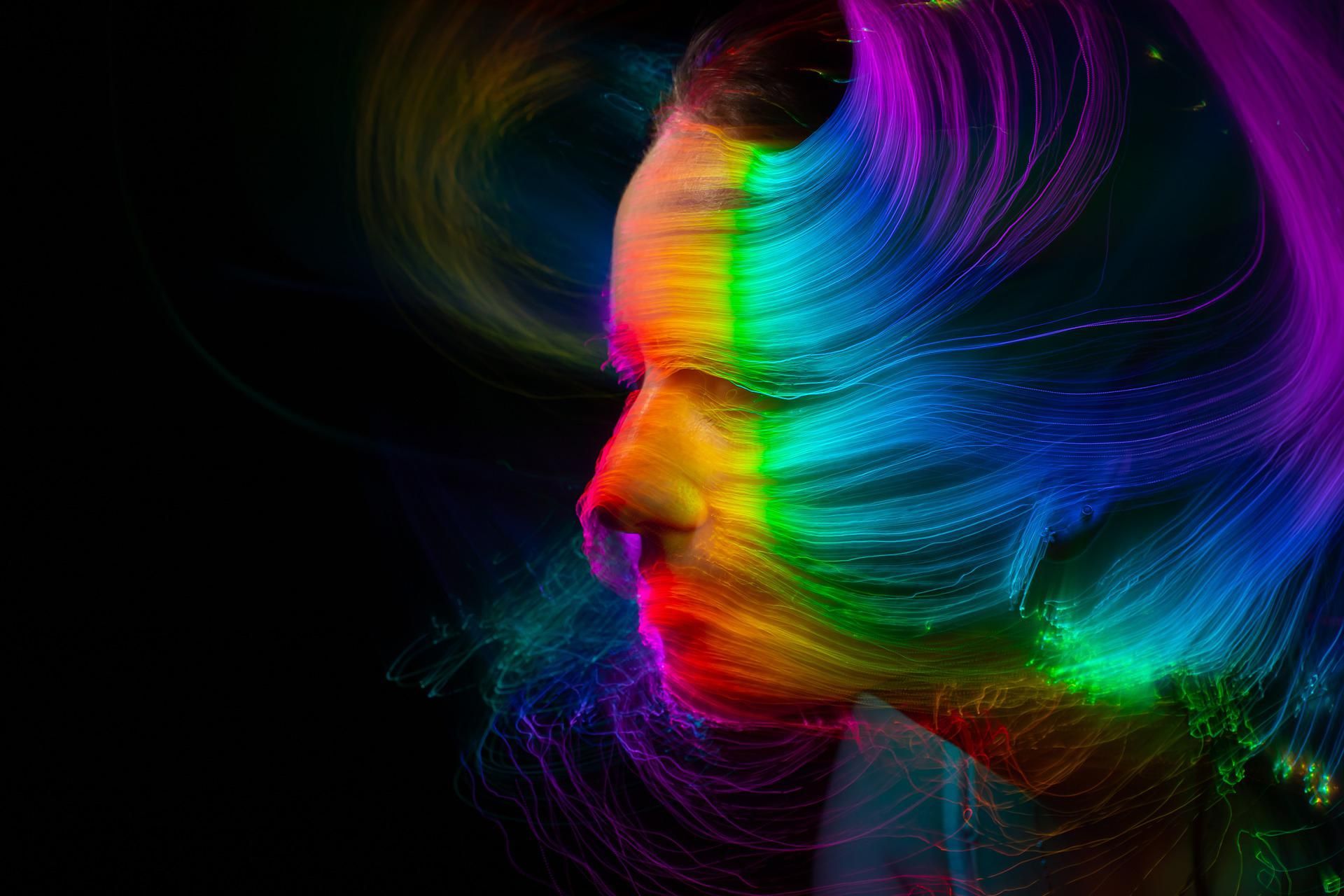 Face Light Painting