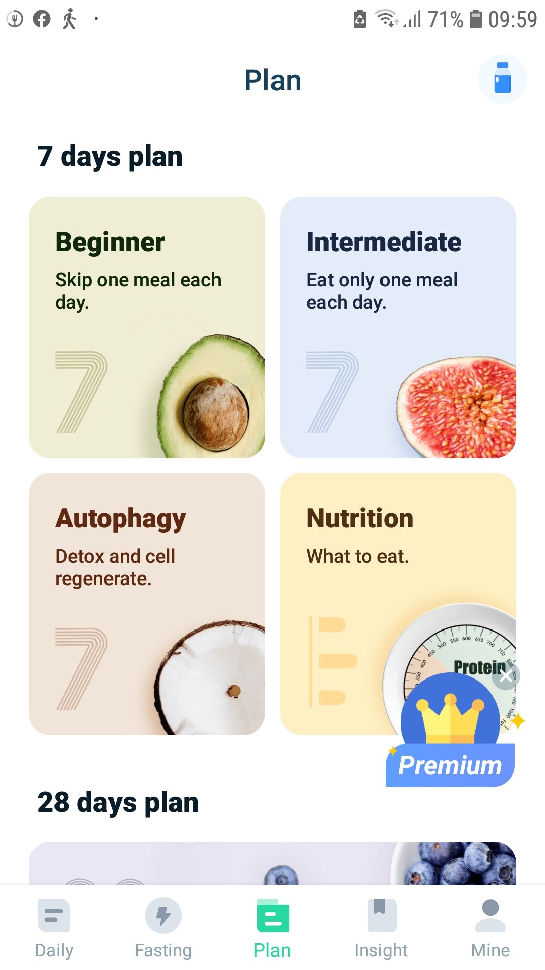 Leap Fitness Fasting Tracker mobile app plan