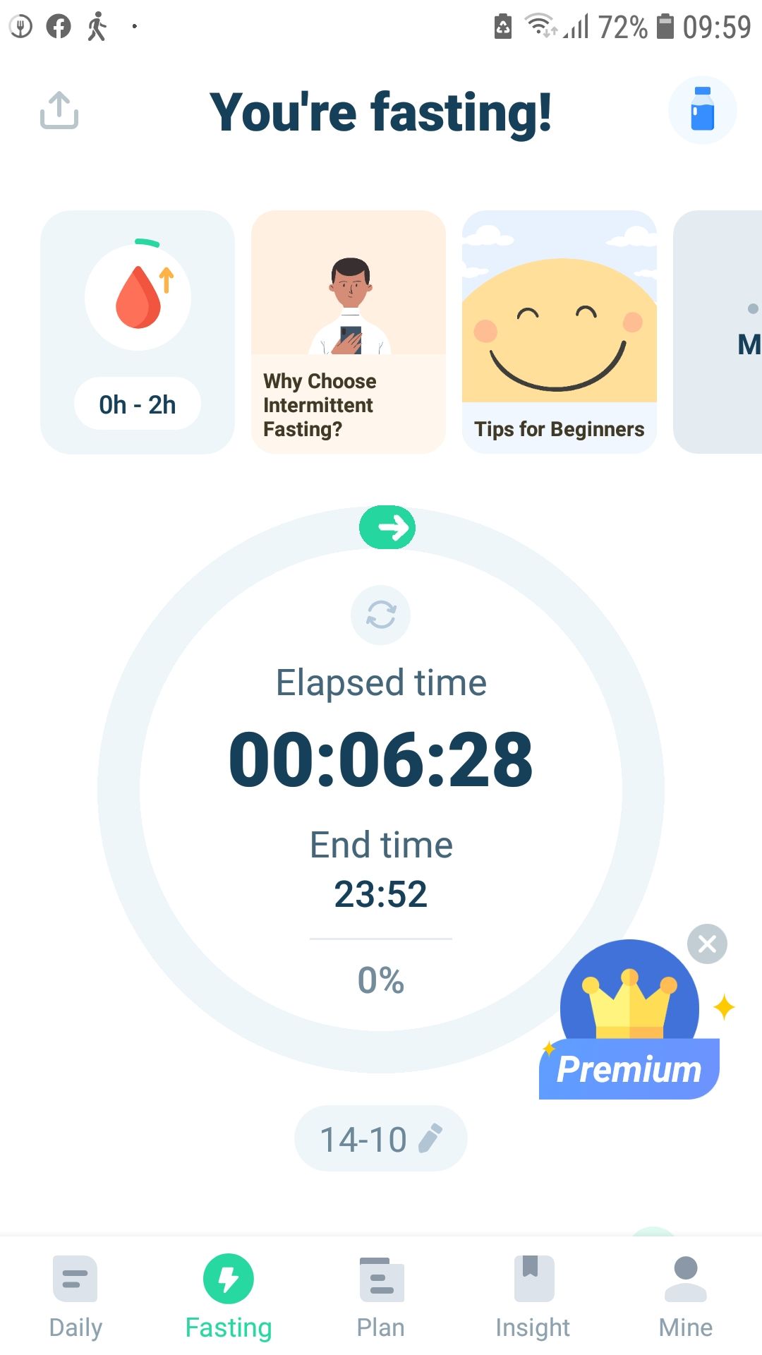 Leap Fitness Fasting Tracker mobile app