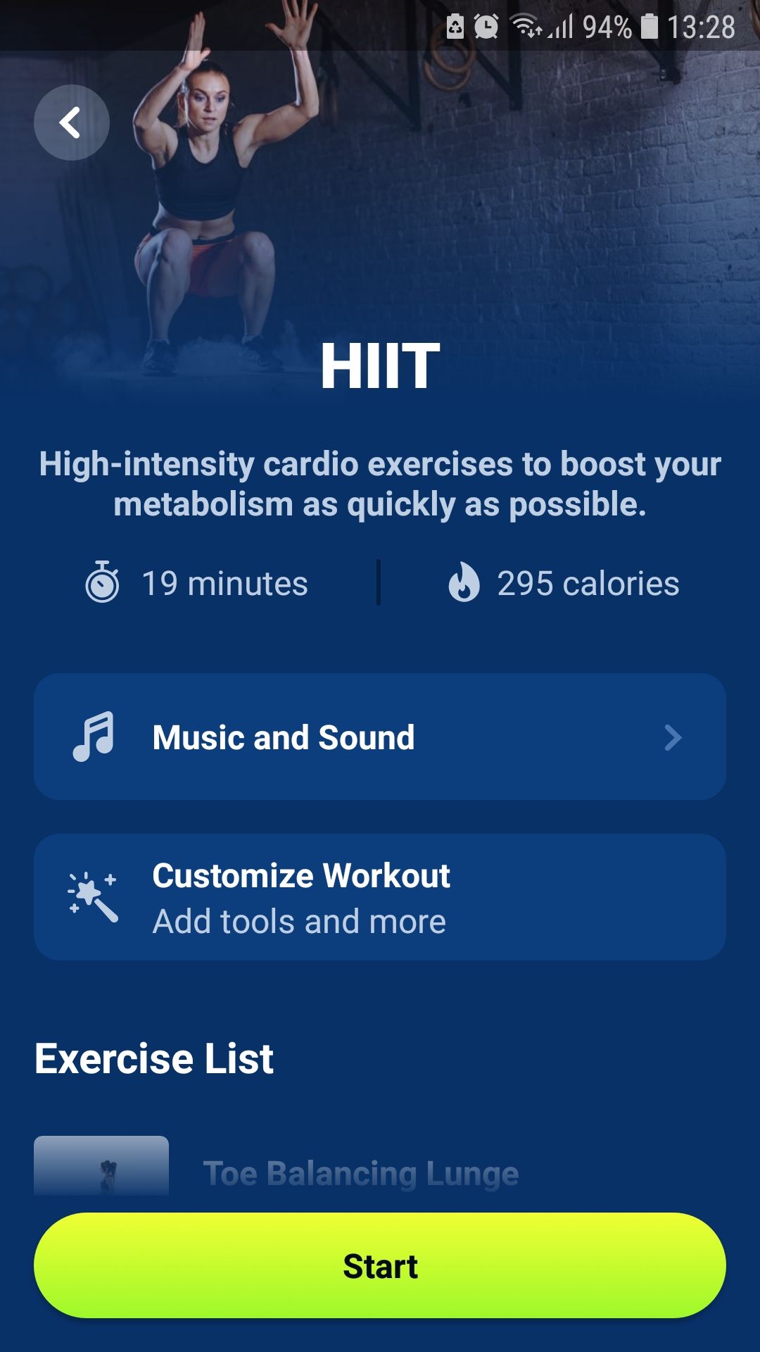 برنامه تمرینی موبایلی HIIT را مناسب کنید