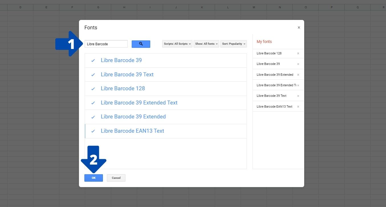 How to Create Barcodes in Google Sheets