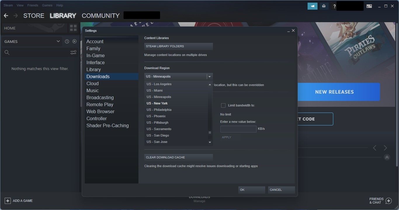 How to Fix a Slow Download Speed on Steam for Windows