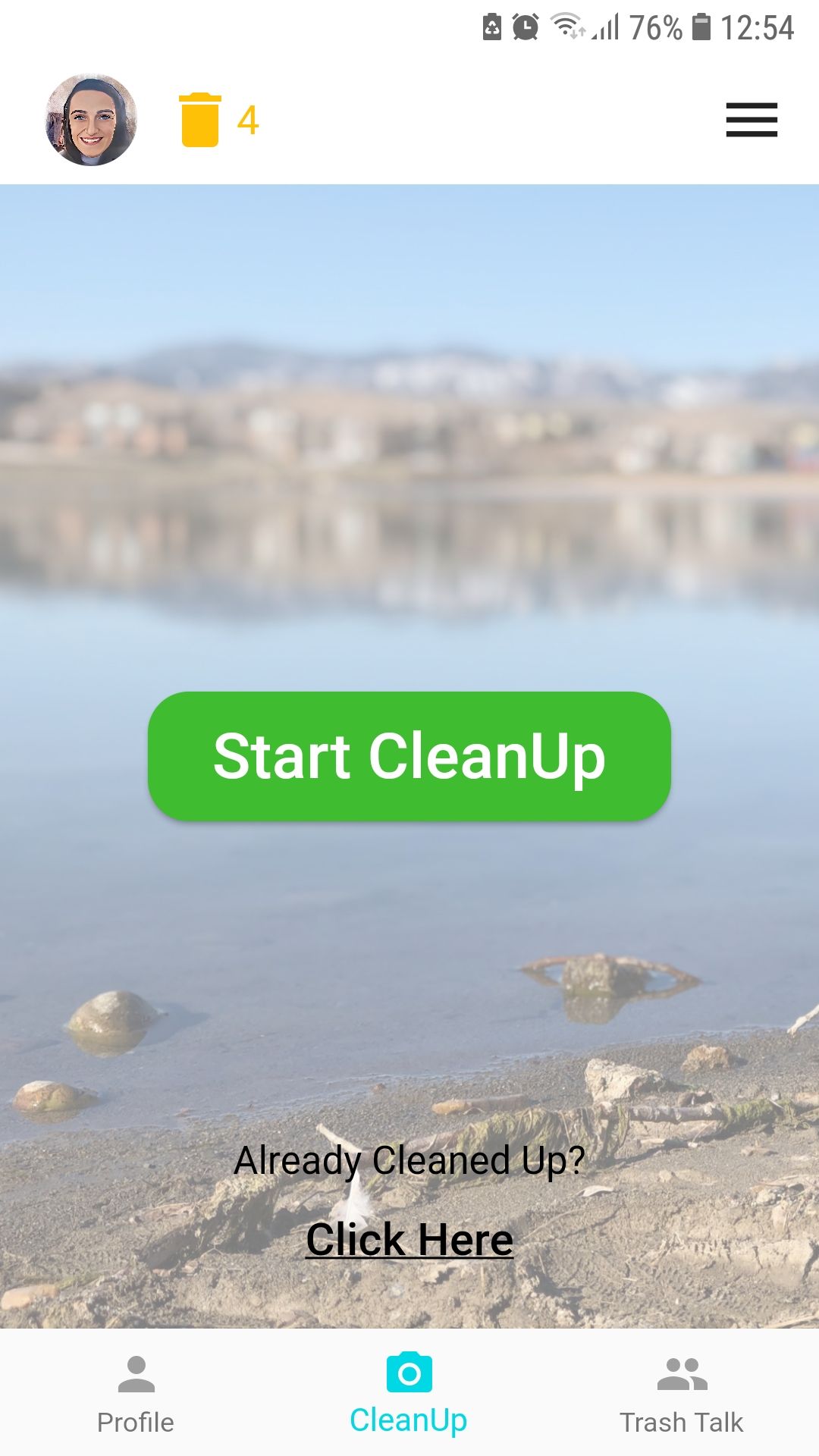 Litter CleanUp mobile cleanup app