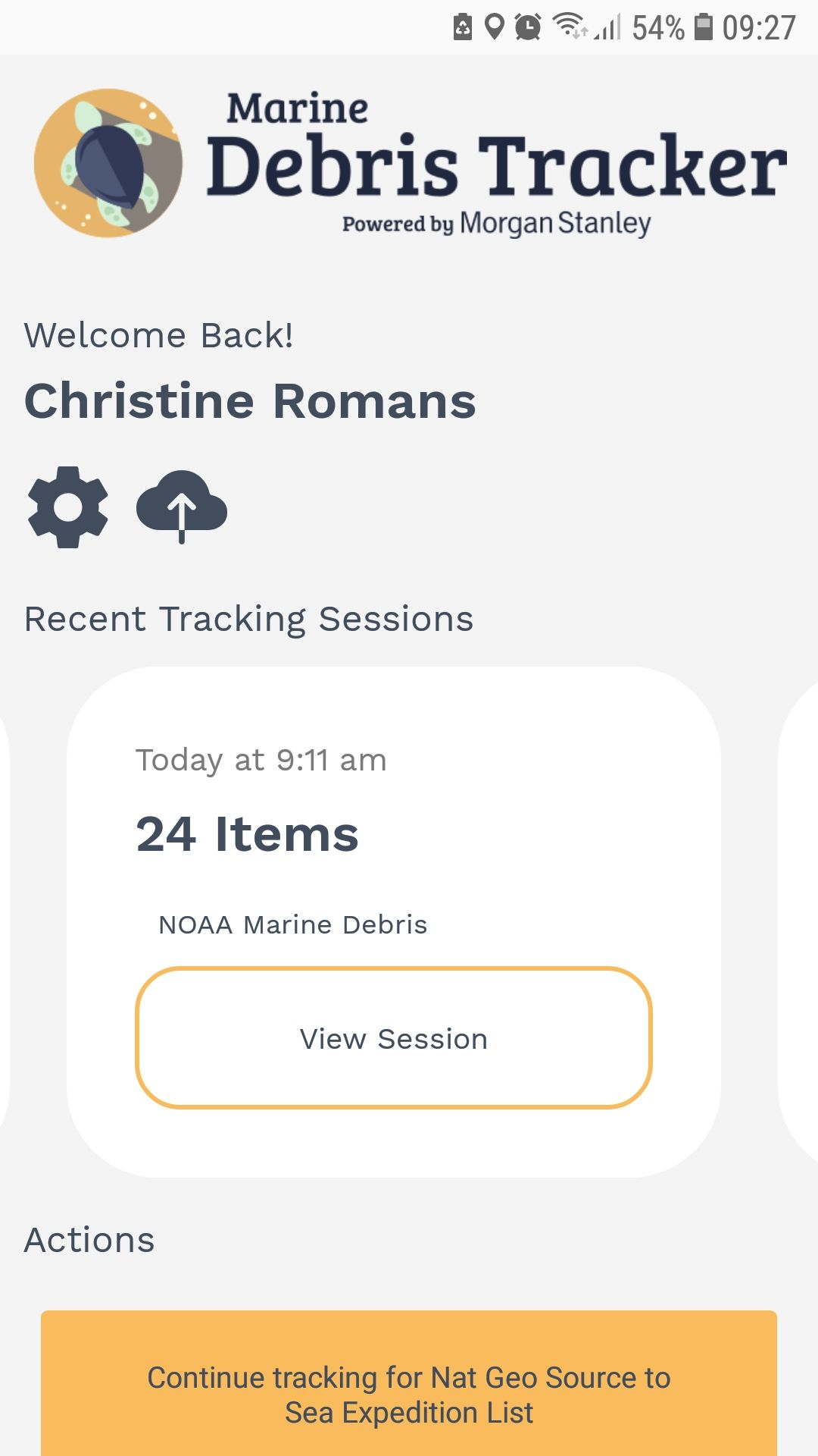 Marine Debris Tracker mobile cleanup app