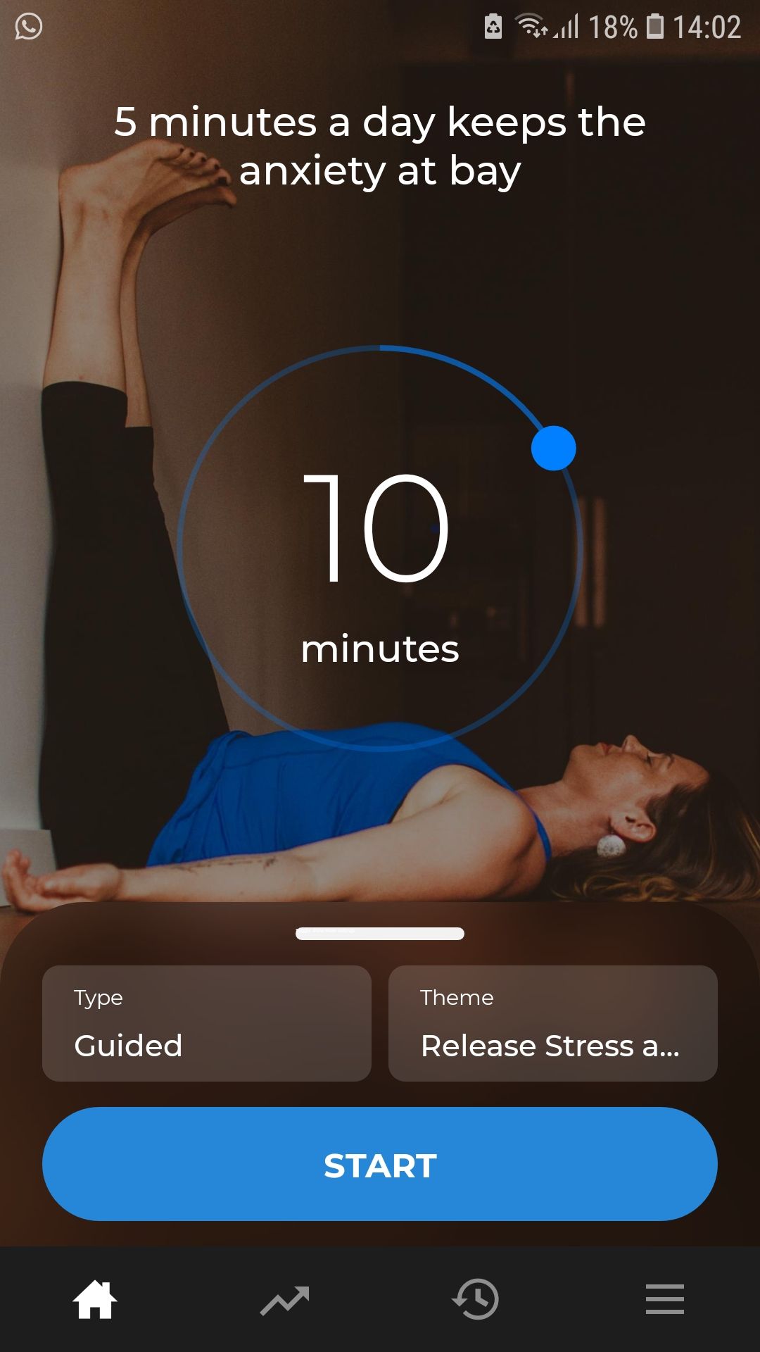 Down Dog Meditation mobile workout app